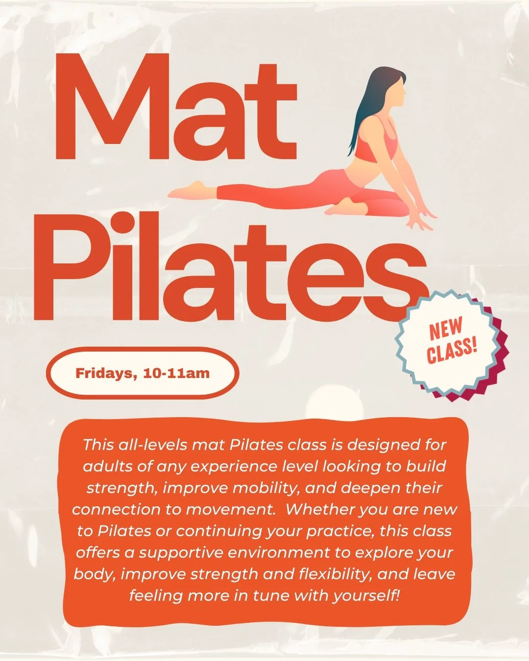A new pilates🧘&zwj;♀️ class and a SIX WEEK jewelry class series 💍 ! Exciting stuff happening over here! Head to our website for more info on these two fun classes and so so many more <3 
&bull;
&bull;&bull;
&bull;&bull;&bull;
&bull;&bull;
&bull;