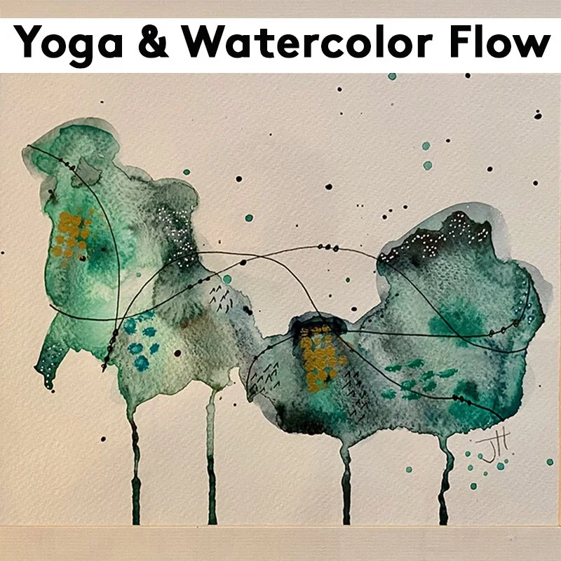 Sat 3/21 Yoga & Watercolor Flow 3pm
