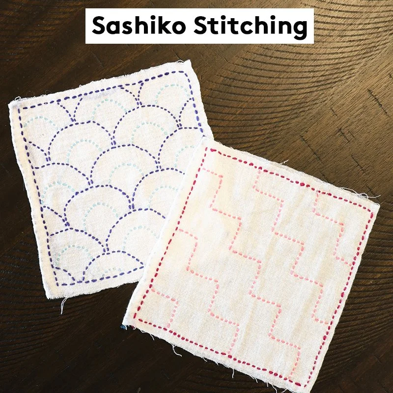 Sat 4/18 "Moyozashi" Sashiko Stitching  3:30pm