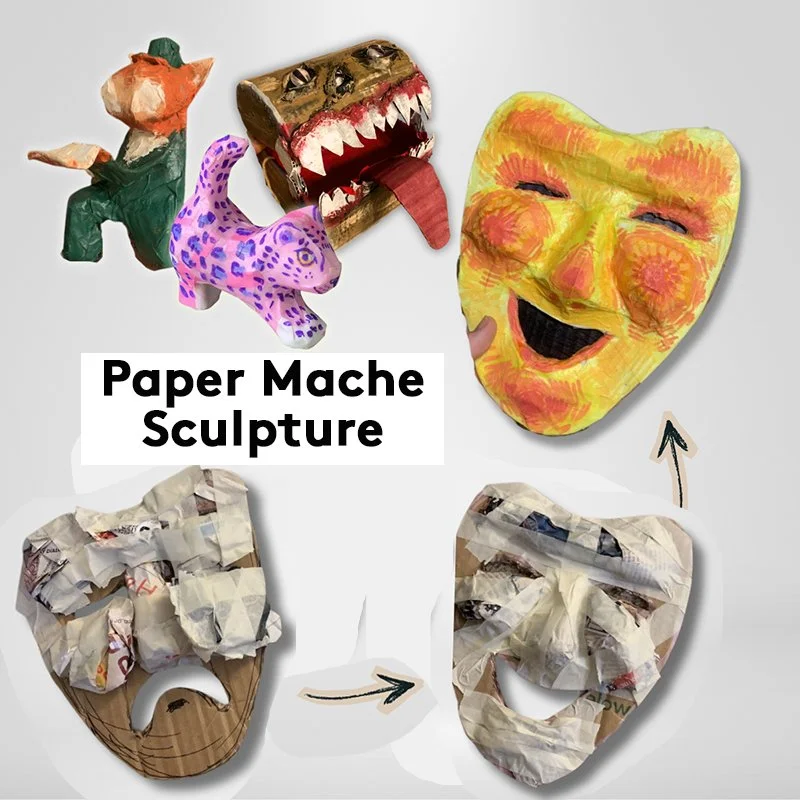 Tue 3/31 Paper Mache Sculpture 6pm