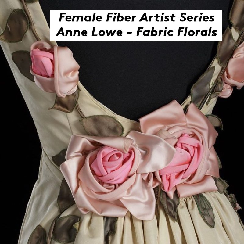 Wed 4/8 Female Fiber Artist Series - FABRIC FLORALS 6pm
