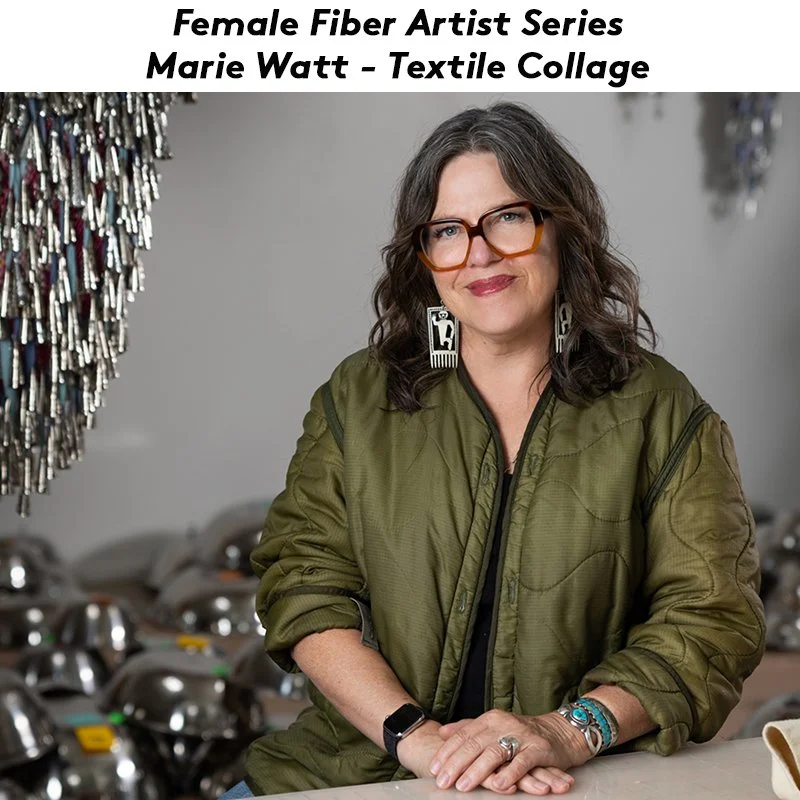 Wed 3/18 Female Fiber Artist Series - TEXTILE COLLAGE  6pm