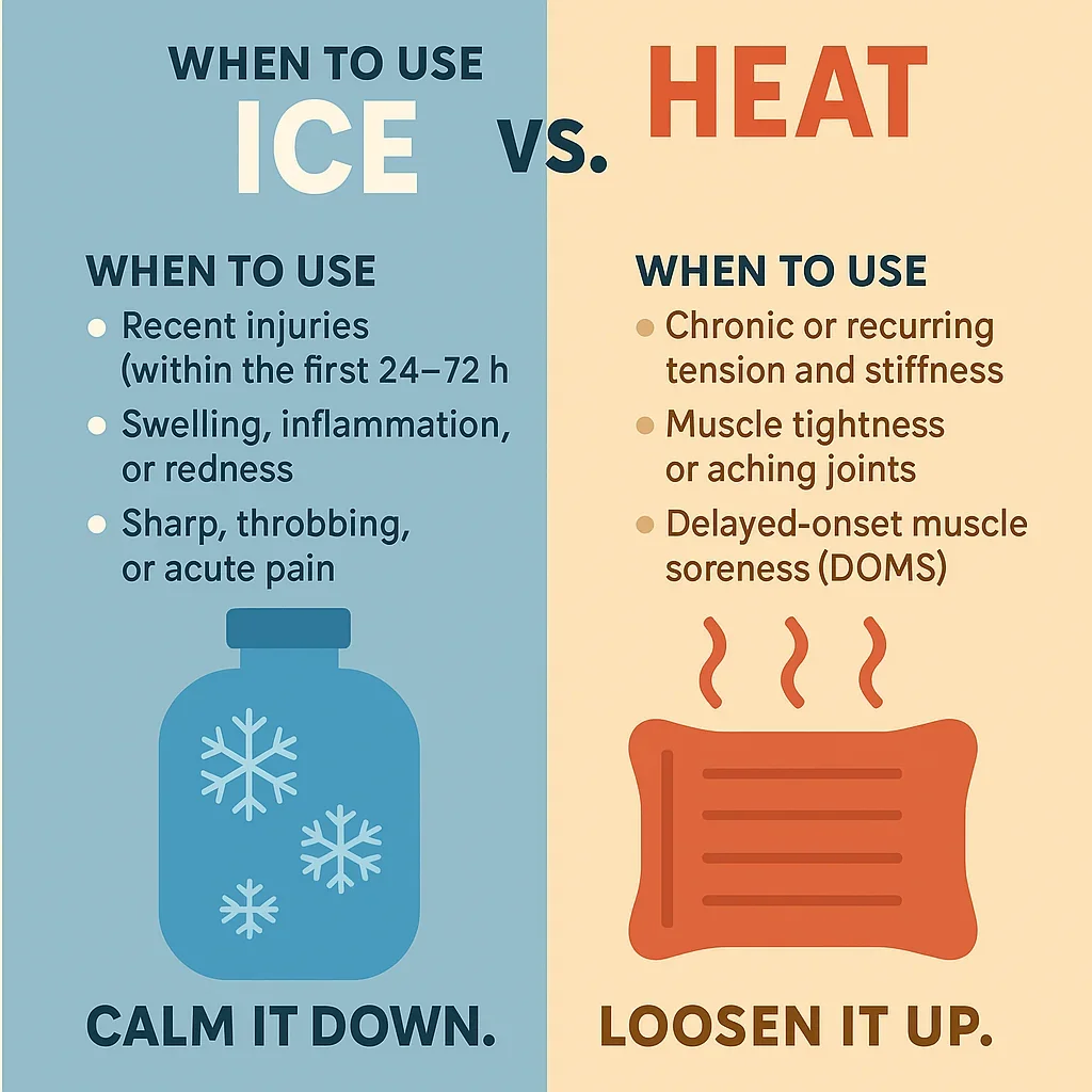 Heat or Ice for an Injury: Which One Do You Use?