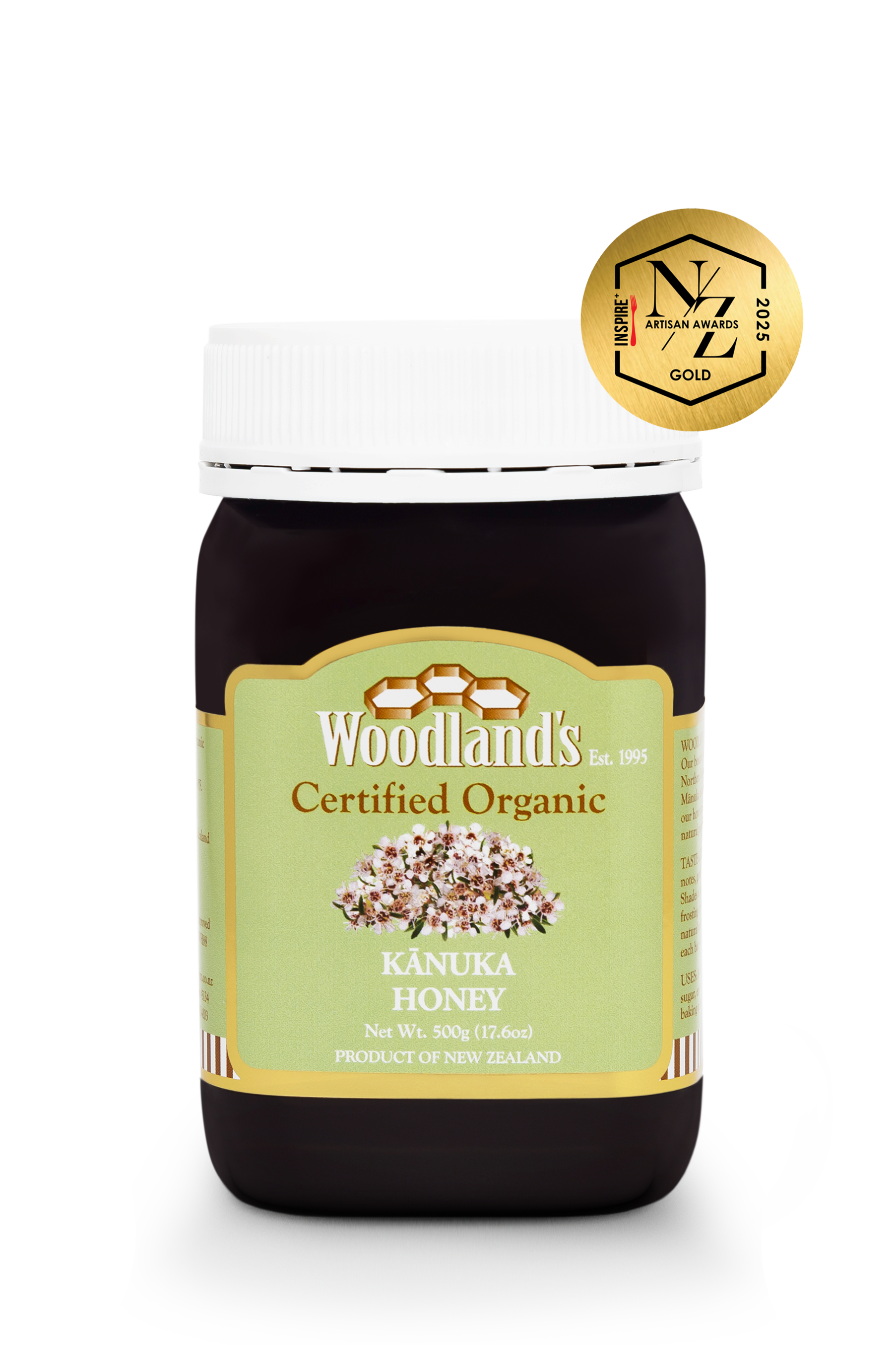 Organic Kānuka Honey (500g)