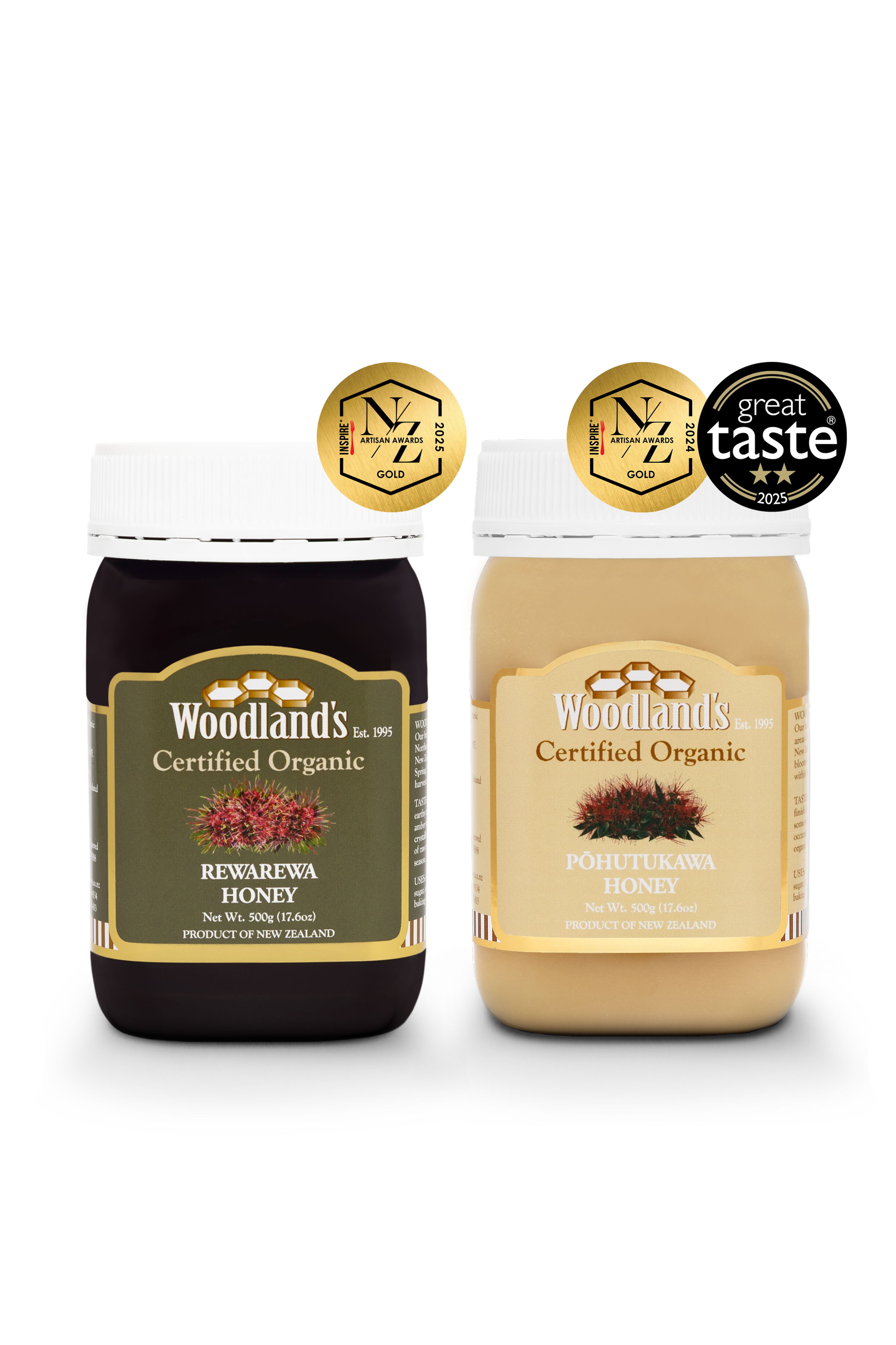 Organic Native Honey Bundle #2 (2 x 500g)