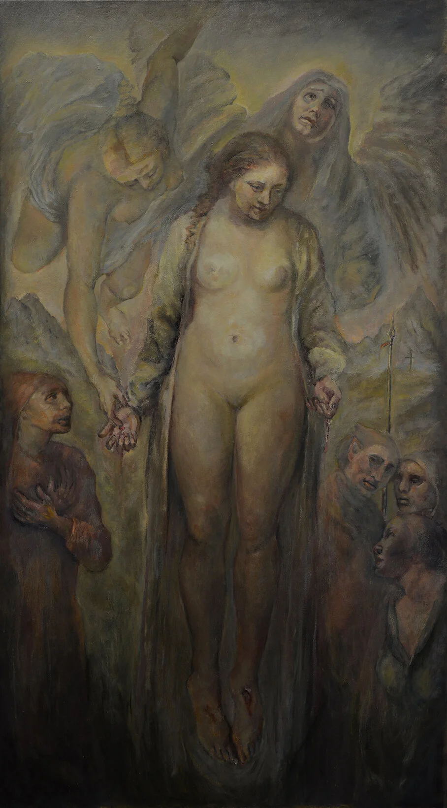 "Sacrifice"  Oil on canvas  100x180cm