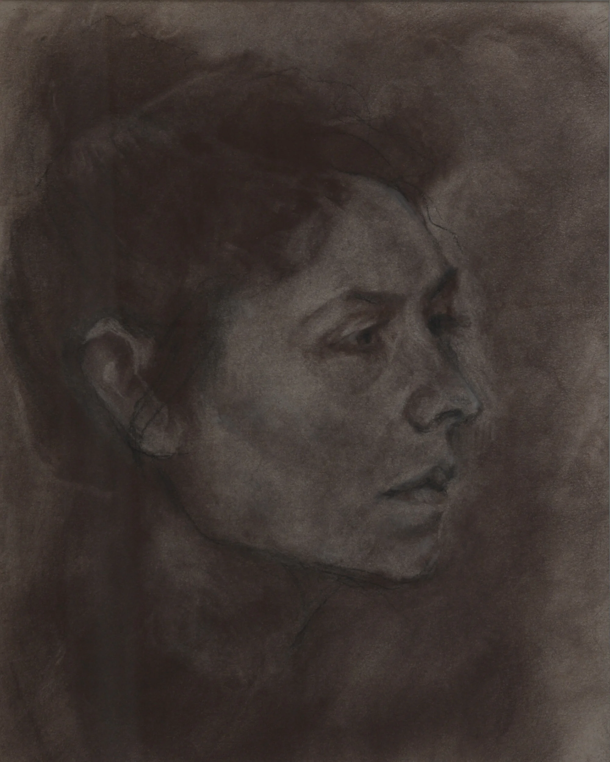 "Ronja"  Kulltegning  i privat eie  24x30cm