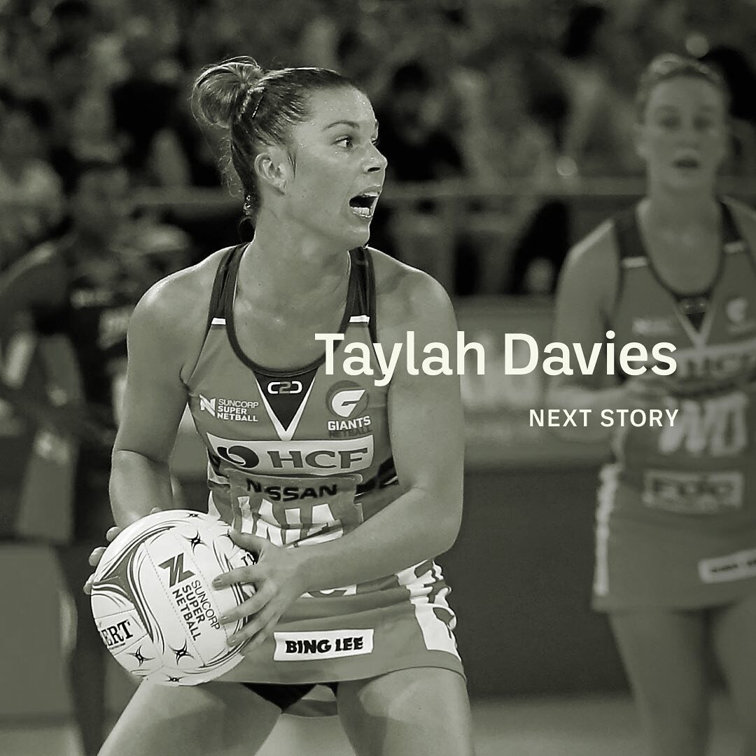 Former Giants Netball and current GWS AFLW player Taylah Davies. 
Story out on Wednesday.