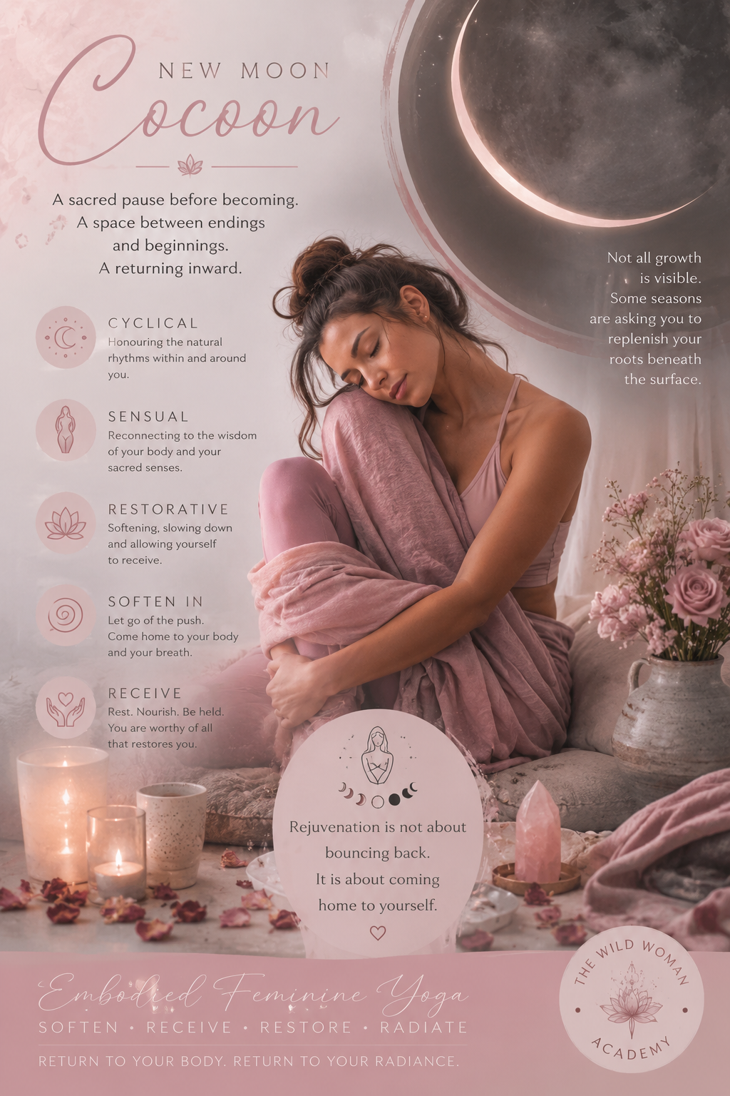 New Moon Cacao Ritual…A Sacred Pause with the Wise Woman…