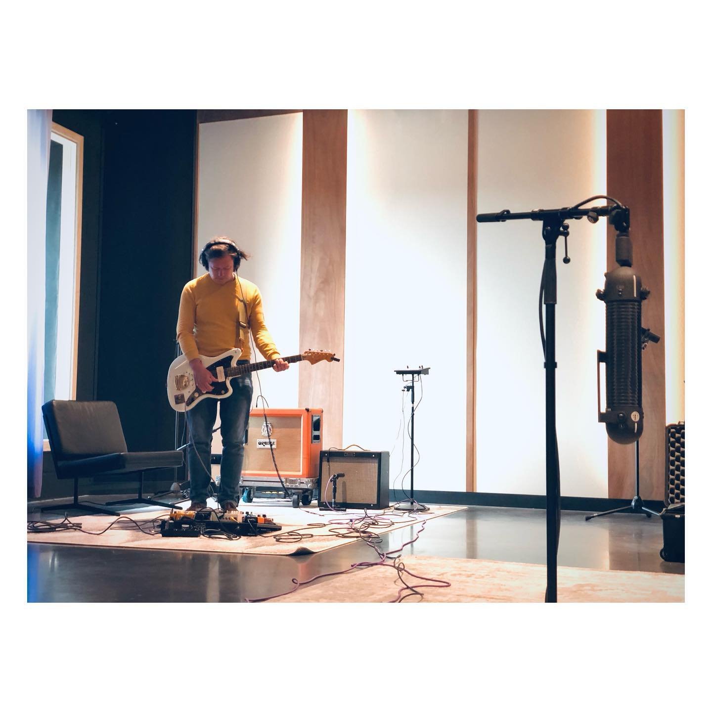 Had fun recording &amp; producing today at @alaska_studios! 🤘🏼
