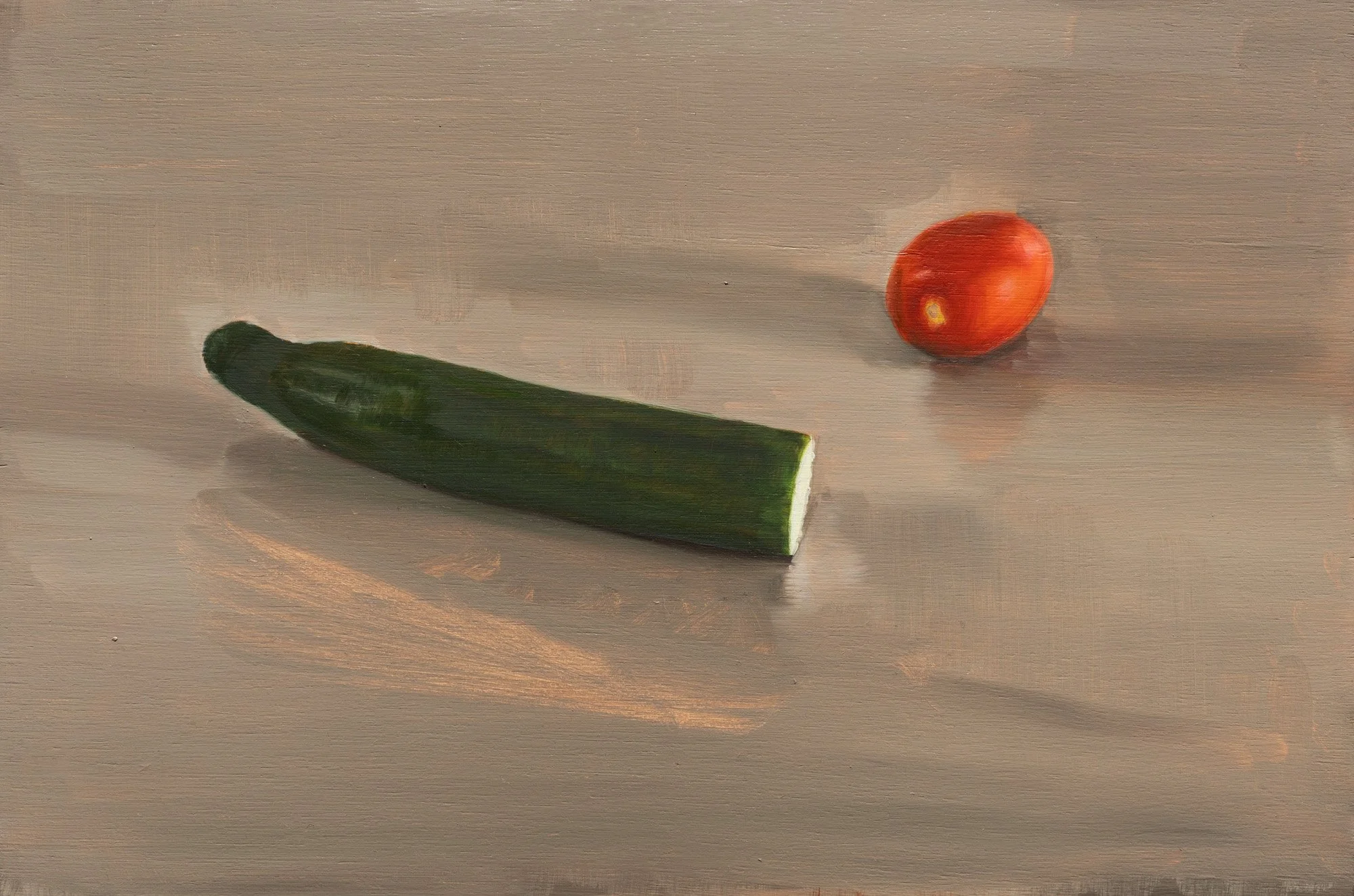 Cut cucumber
