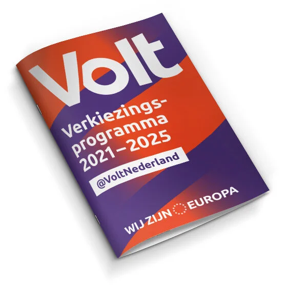 Verkiezingsprogramma Volt Nederland 2021-2025