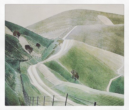 When long walks are the way forward .
Source@blumenhausmagazine showing one of my favourite artists Eric Ravilious 1935
#countryside #ericravilious #landscape#isolation