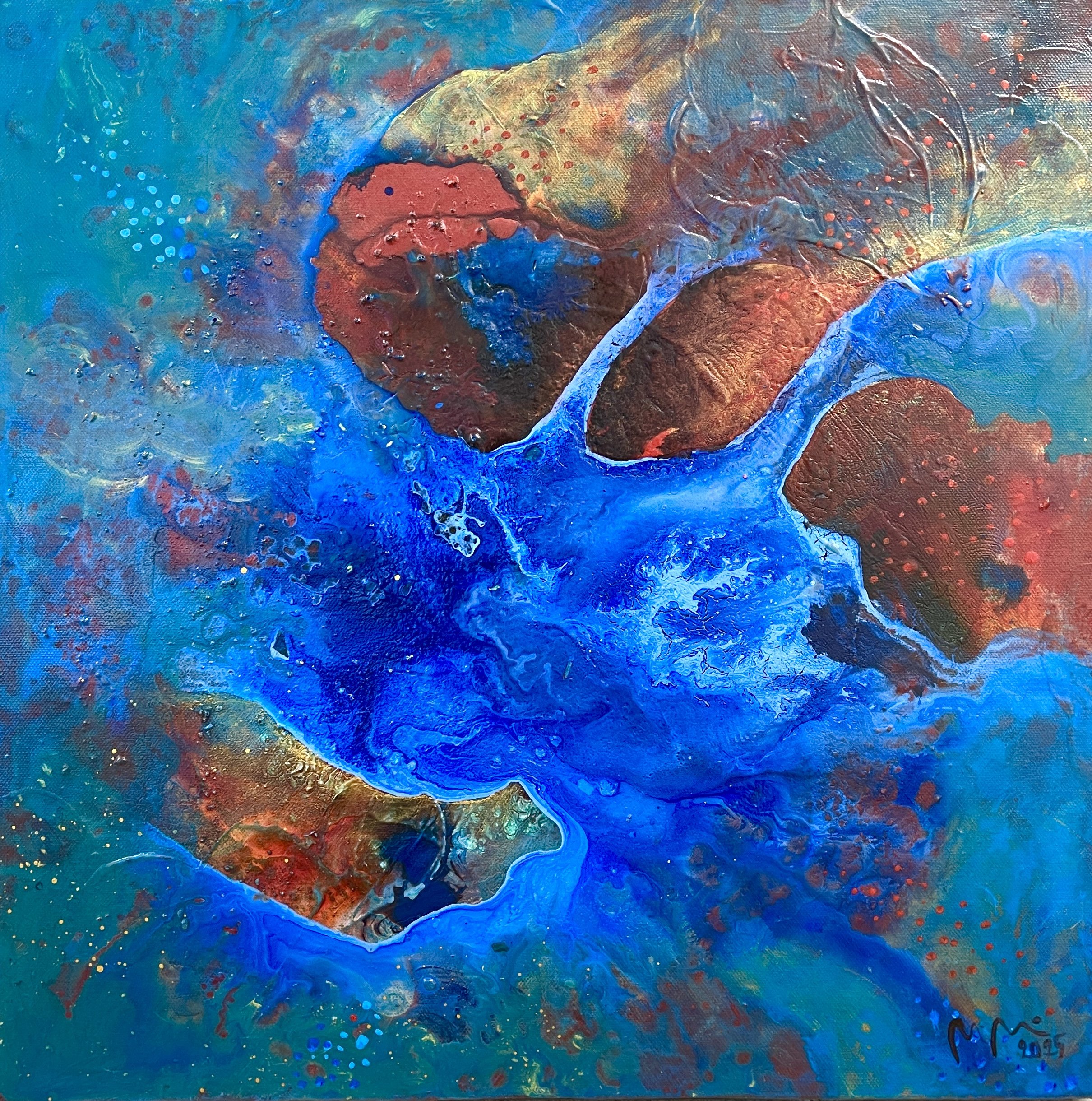 Tunnetko sen liikkeen? / Do you feel its movement?, 2025, 50 x 50 cm