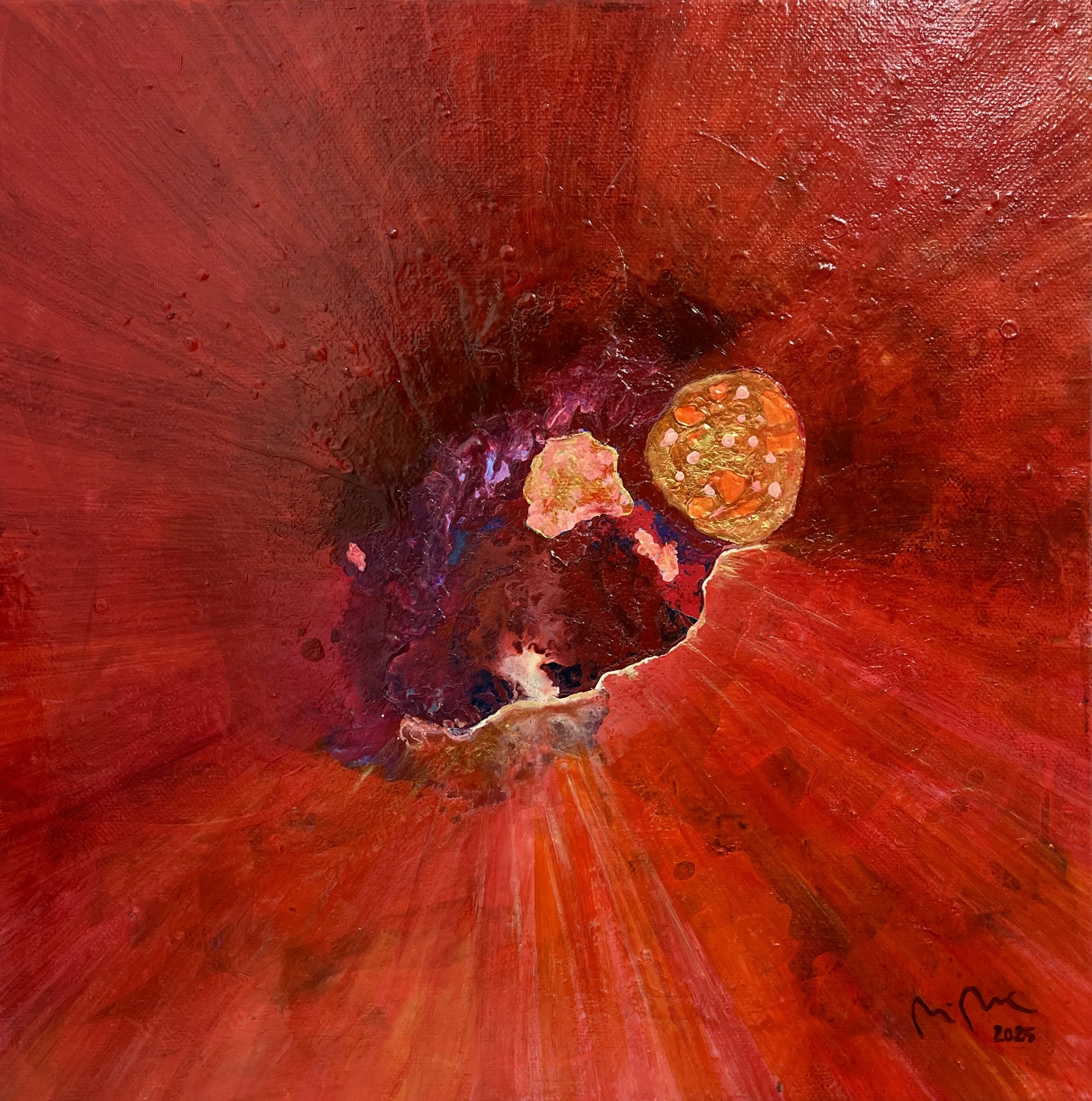 Toiselta tähdeltä / From another star, 2025, 60 x 60 cm