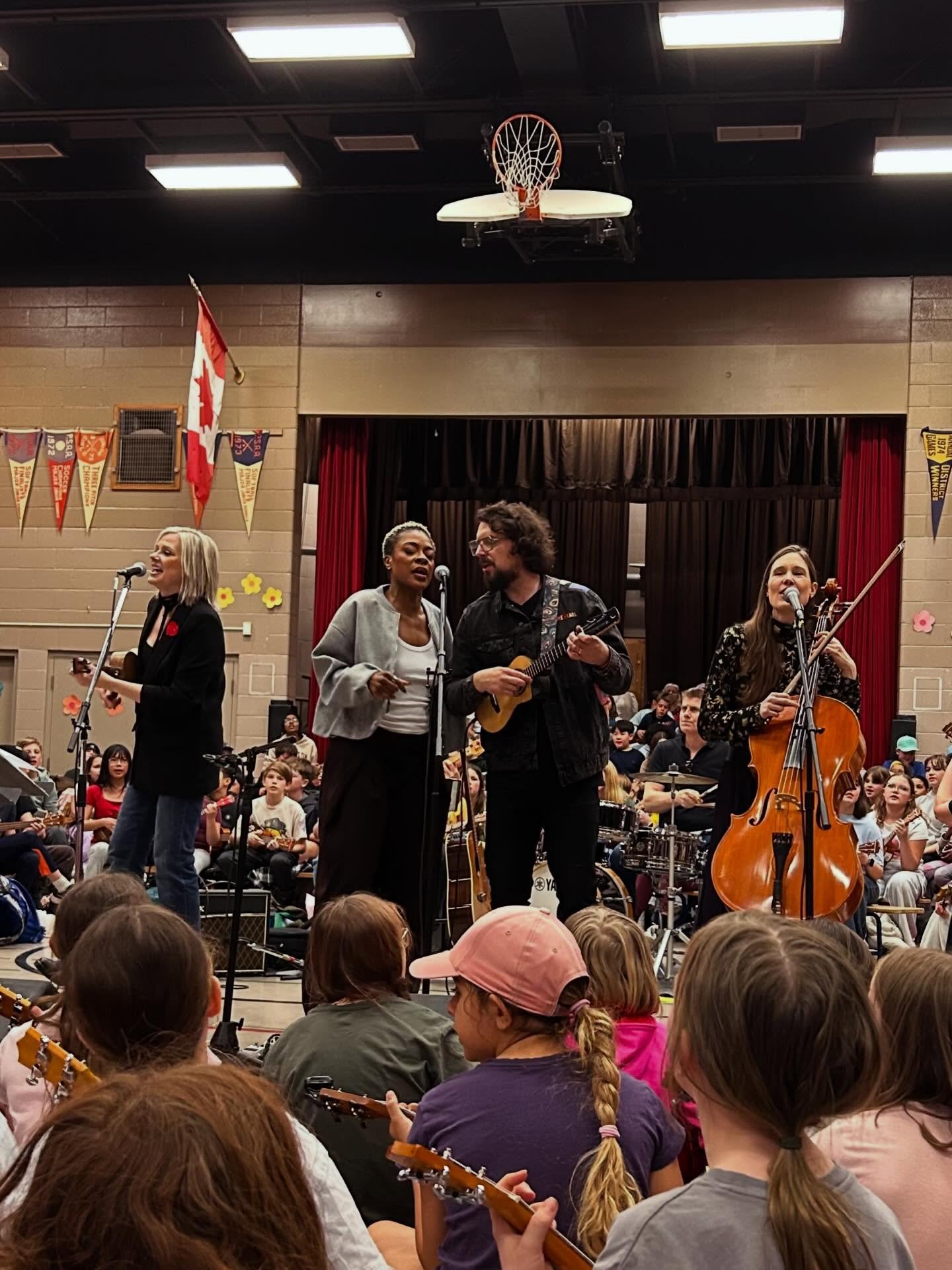 Always a privilege to capture @doanemusicschool #UkeDay with 600 musical kids and this years talented guests @missjullyblack and James Hill &amp; Anne! The work that my friends @melaniedoane @cr8n_doane and the team of teachers are doing is, incredib