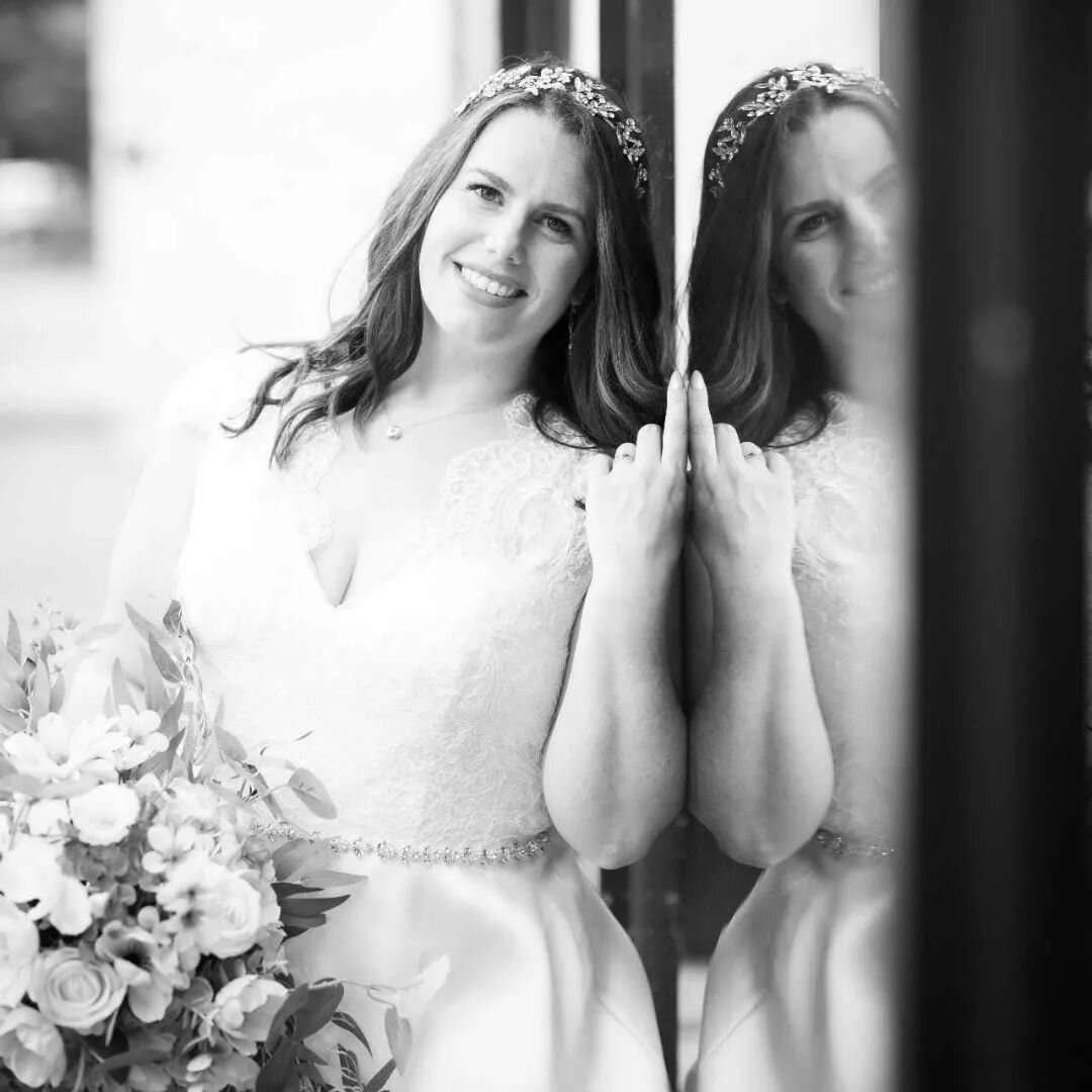 Beautiful Jemma looking stunning on her wedding day! When Jemma came to me for her first fitting she had fallen out of love with her dress and didn't know what to do. The first thing I said was &quot;what do you think if I cut the neckline?&quot; and