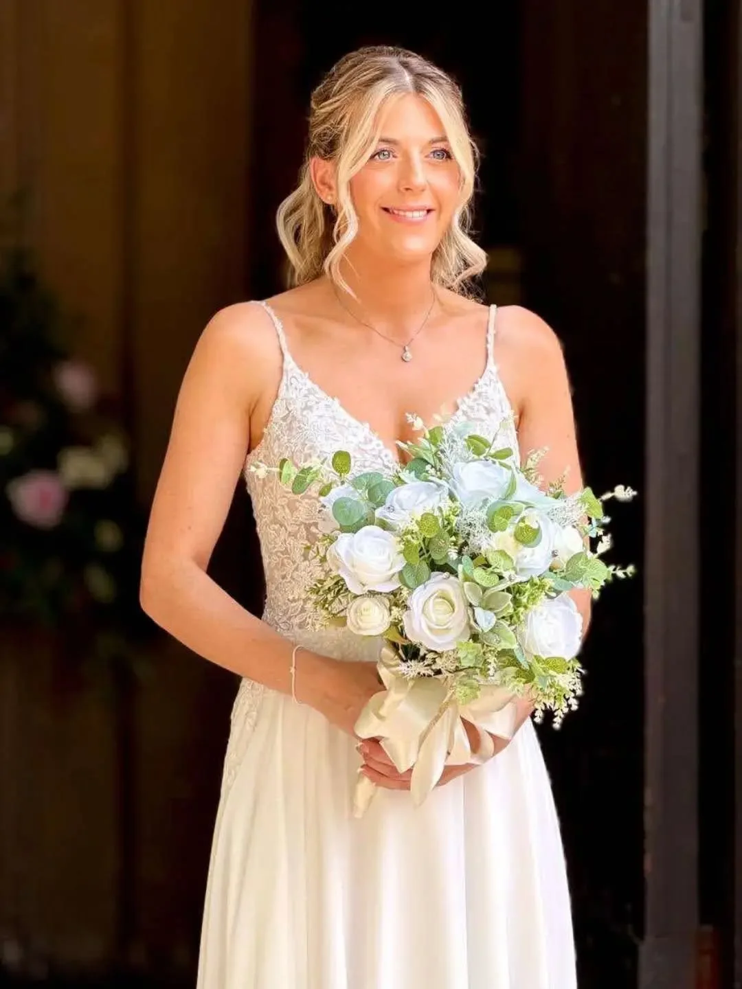 There is nothing quite like seeing the final look come together. It was a joy perfecting this beautiful gown for the beautiful Kelly! Wishing you a lifetime of love and happiness. 💗

#bridalseamstress❤️ 
#BridalAlterations 
#alterationsspecialist