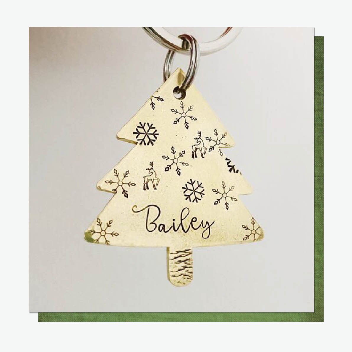 Wooden Letterbox Gift Lockdown Christmas Bauble Christmas Tree