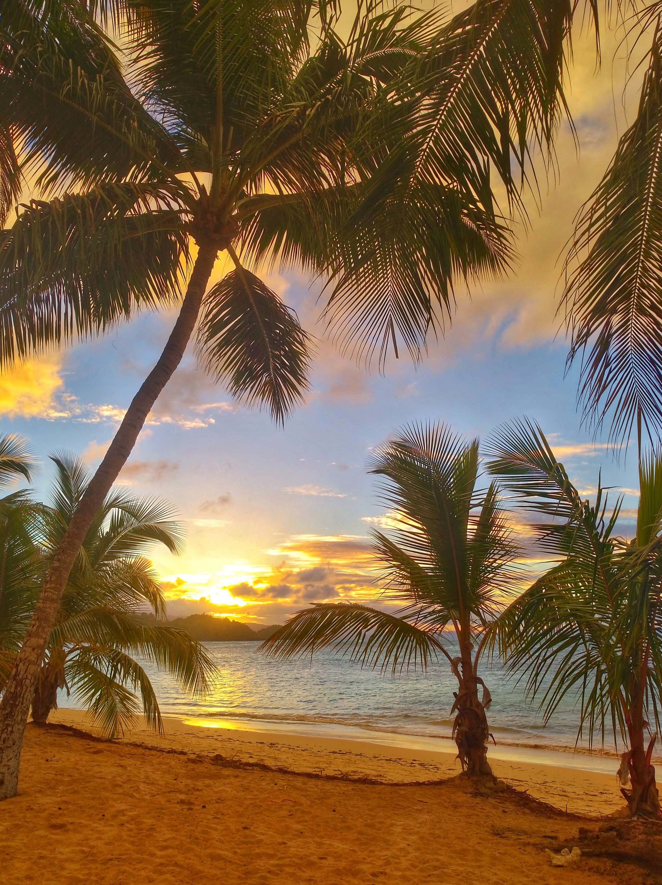  Dominicaanse Republiek  prachtige zonsondergangen playa de las ballenas las terrenas samana 