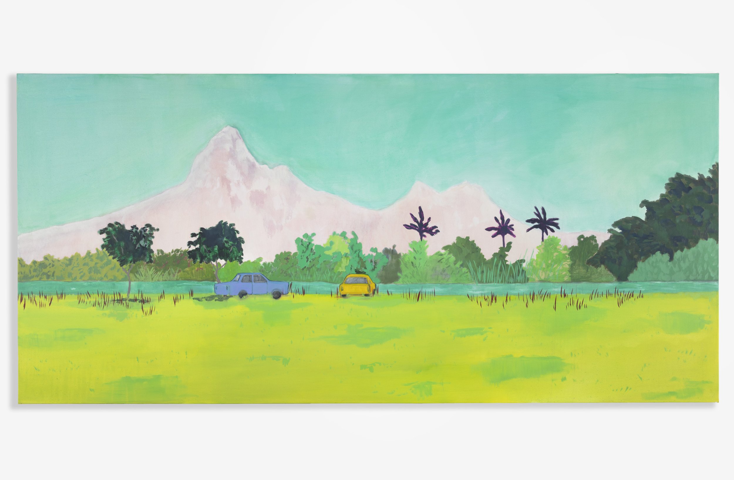 Interlude, 2026, Oil on canvas, 120 x 255cm