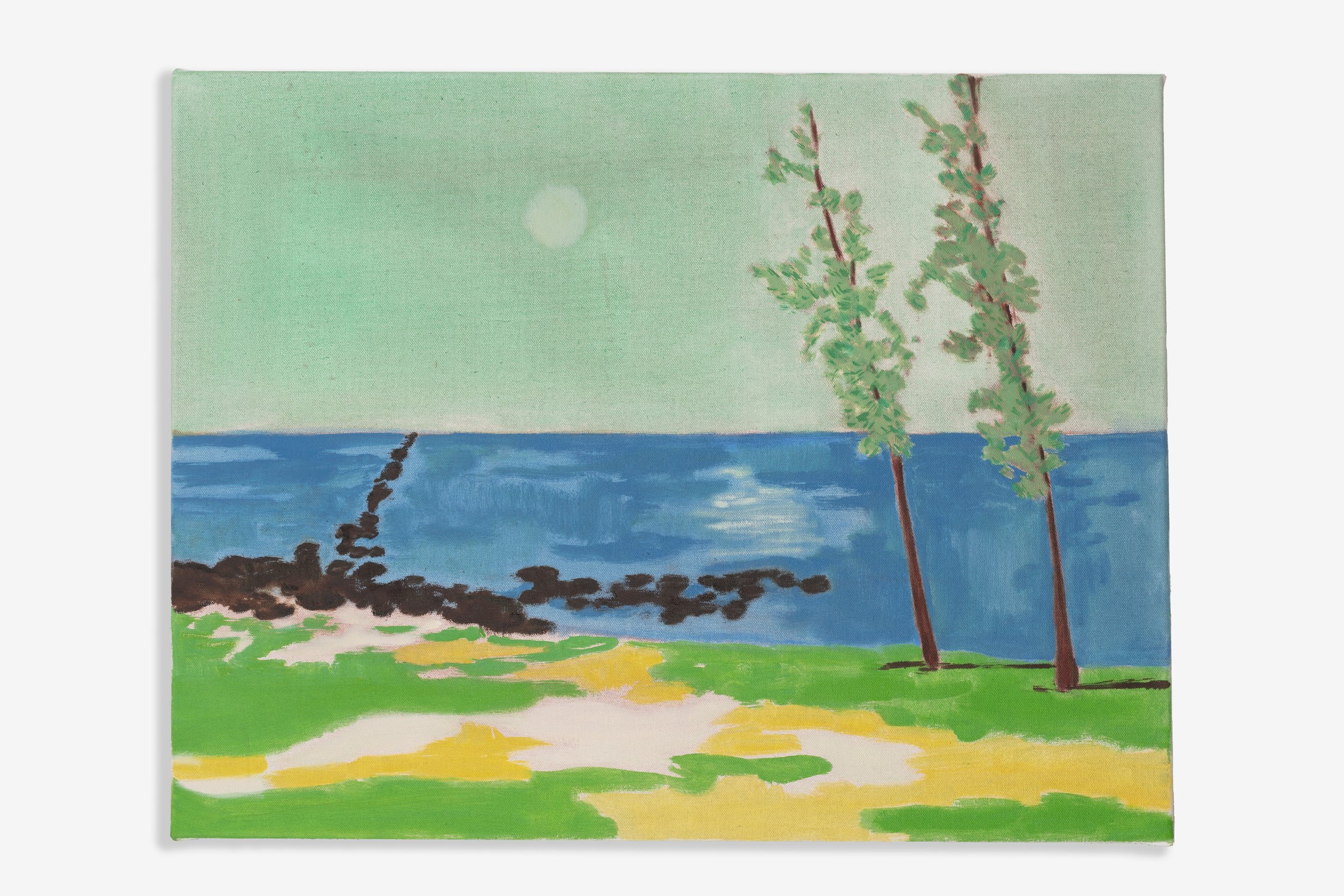 Sea moon, 2026, Oil on canvas, 50 x 65cm