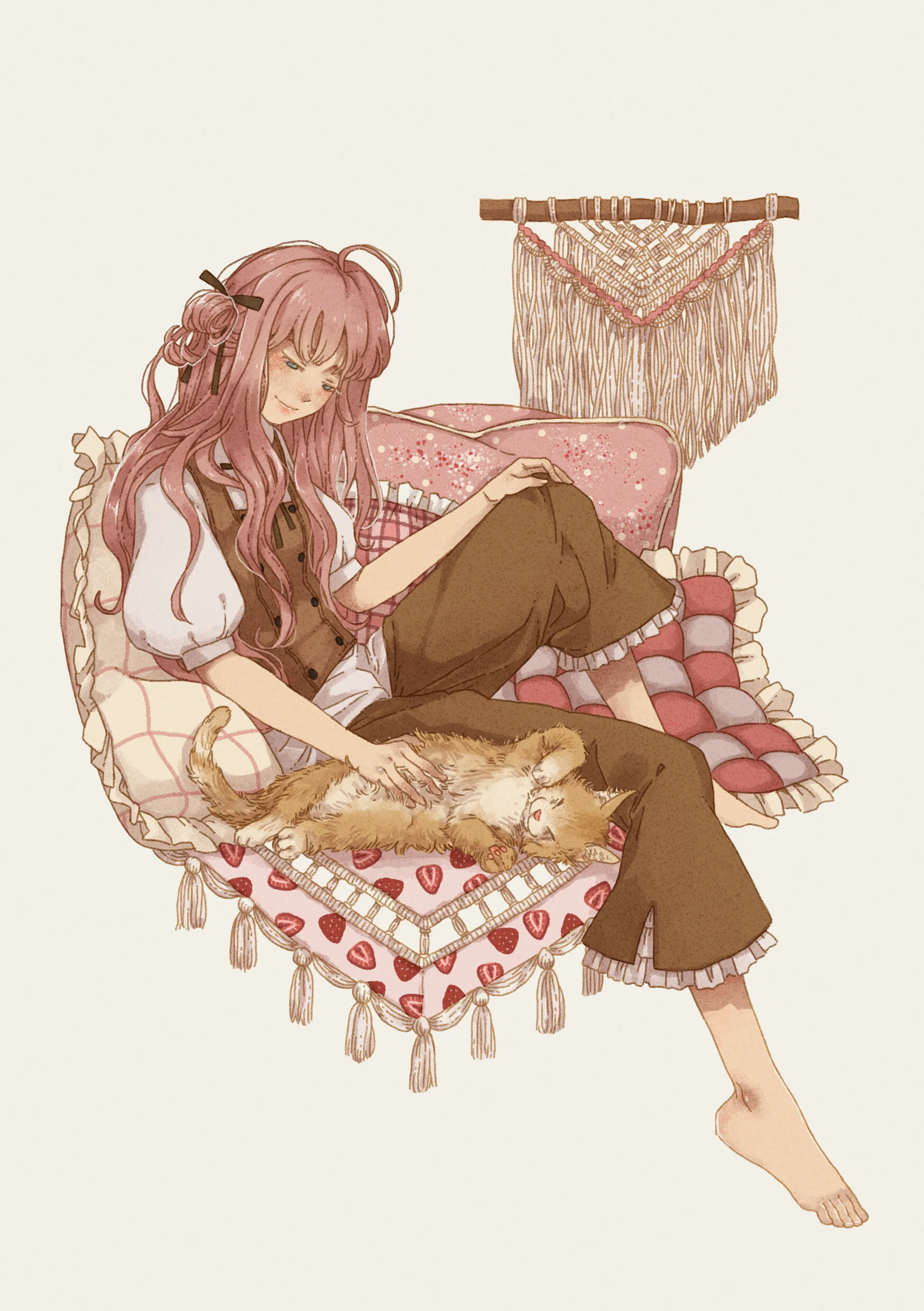 Vanilla Strawberry and Biscuit, Original Zine Artwork - 2020