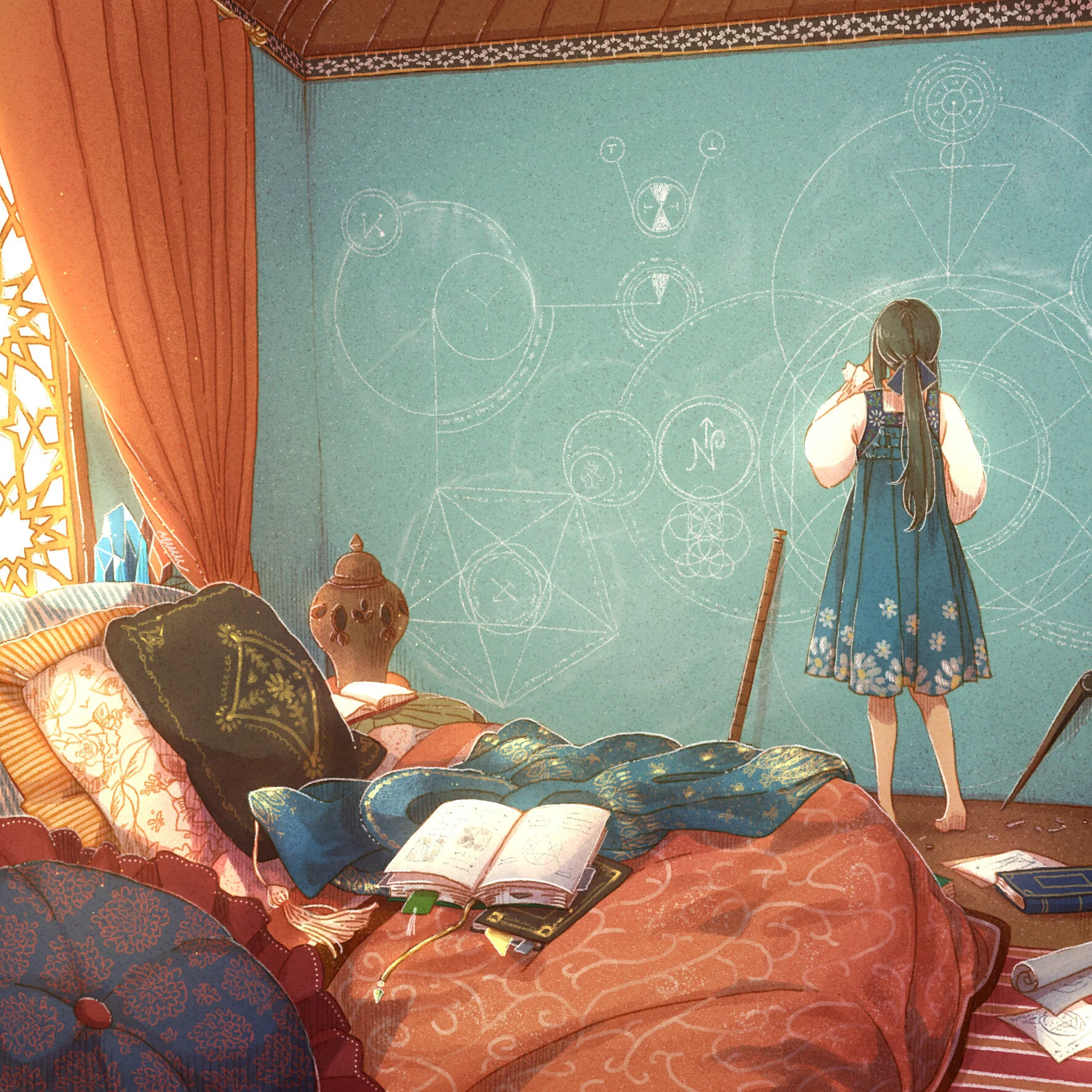 Scribbles on the Wall, How to Make A Good Curry Concept Art - 2020