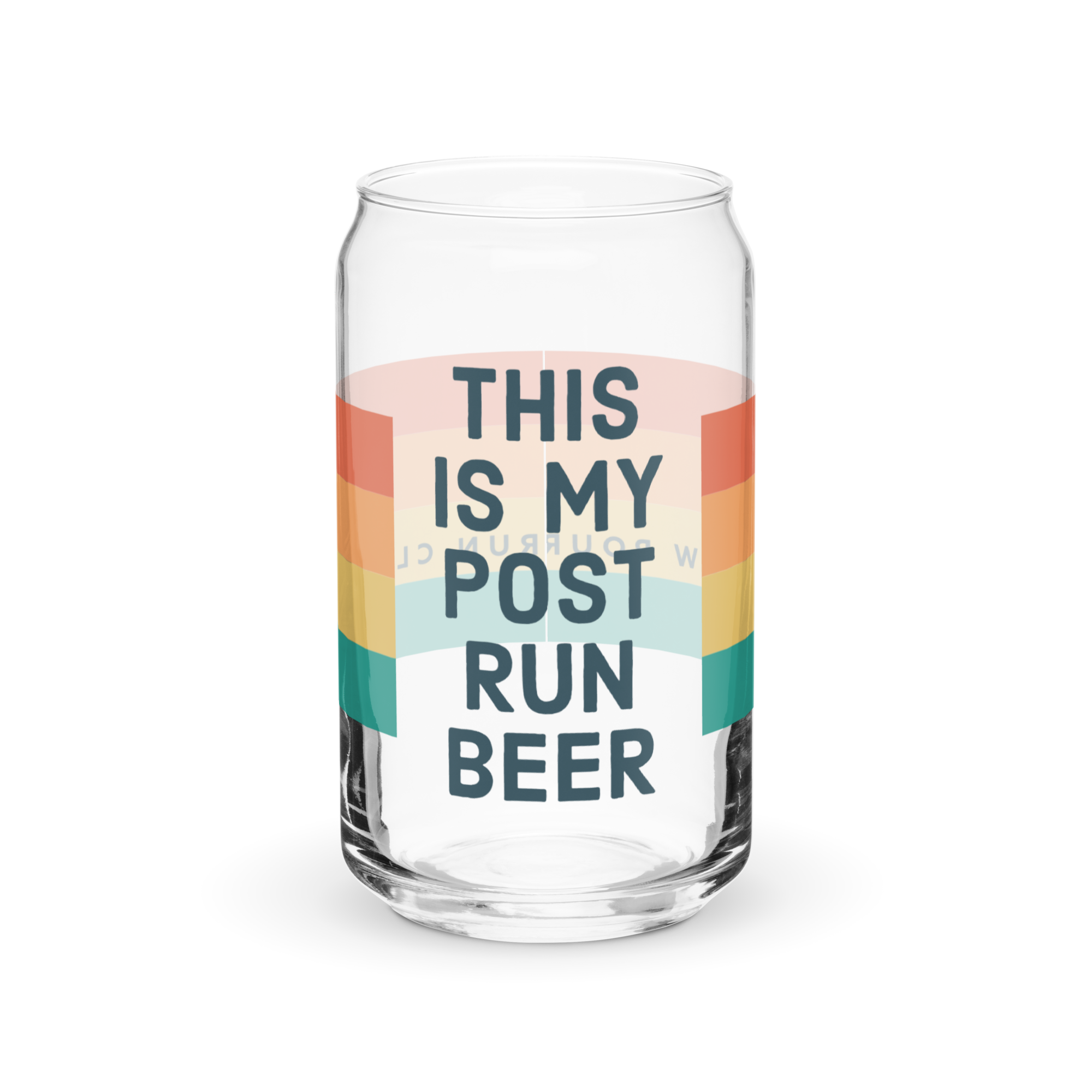This is my post-run beer glass