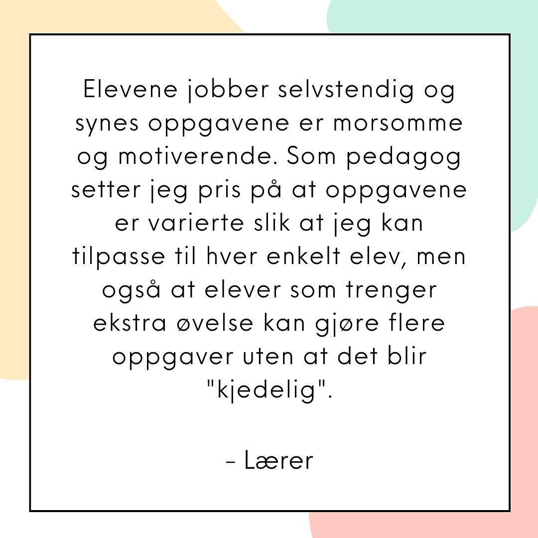 Jeg har hatt mange, flotte l&aelig;rere som har v&aelig;rt med &aring; teste ut Spr&aring;kleker pakken. Dette var l&aelig;rere med ulik bakgrunn, ulike klasser og behov! Det gav meg er godt innblikk i hva som fungerte og hva som trengte &aring; just