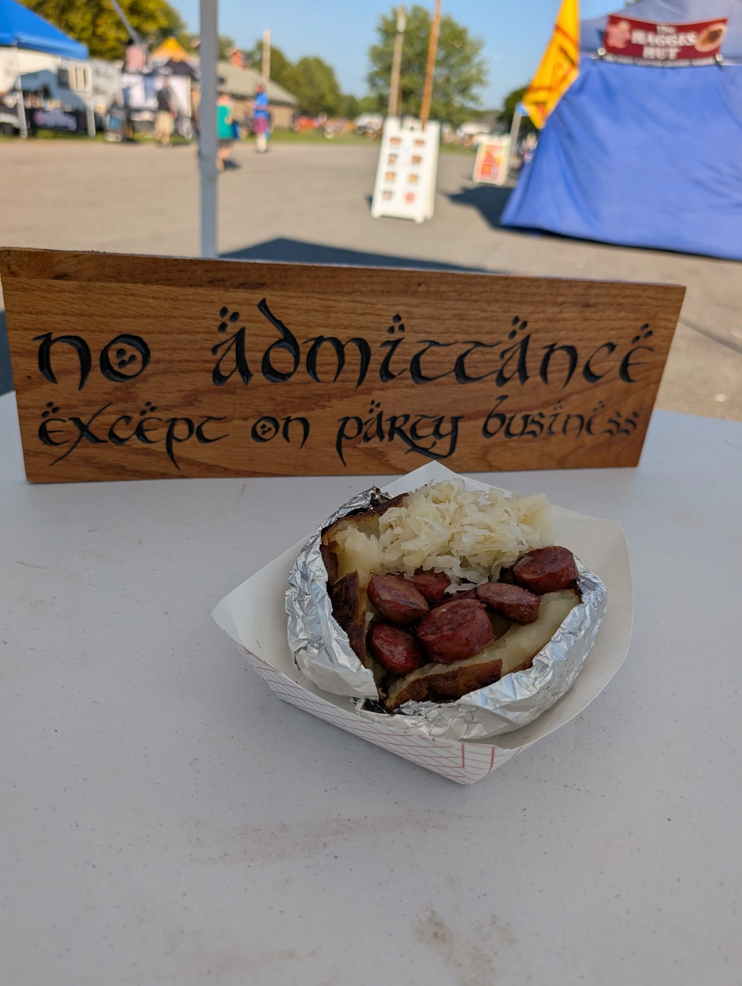 Sausage and Kraut Baker Fair Food  