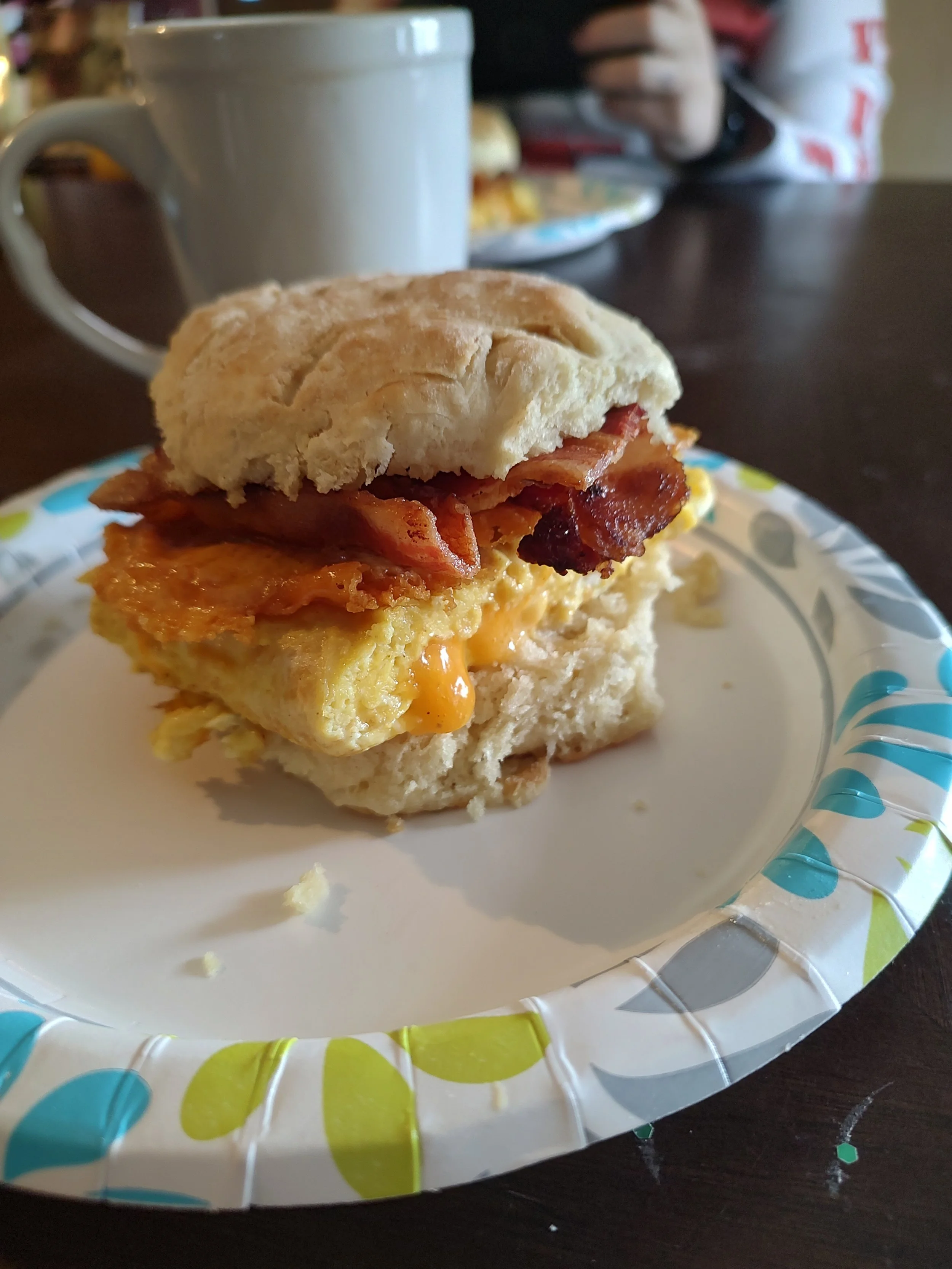 Bacon Egg and Cheese Biscuits 