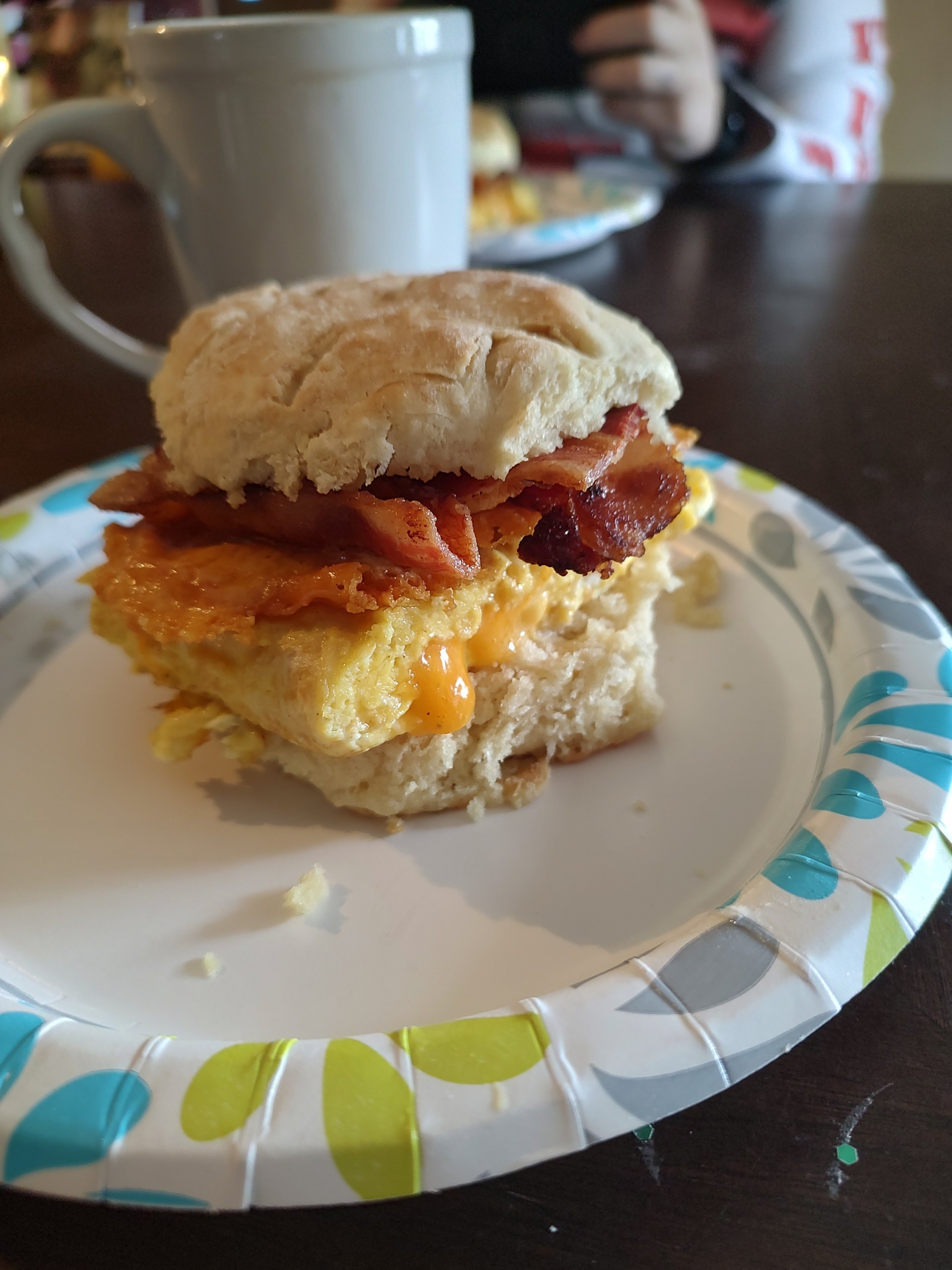 Bacon Egg Cheese Fresh Biscuit 