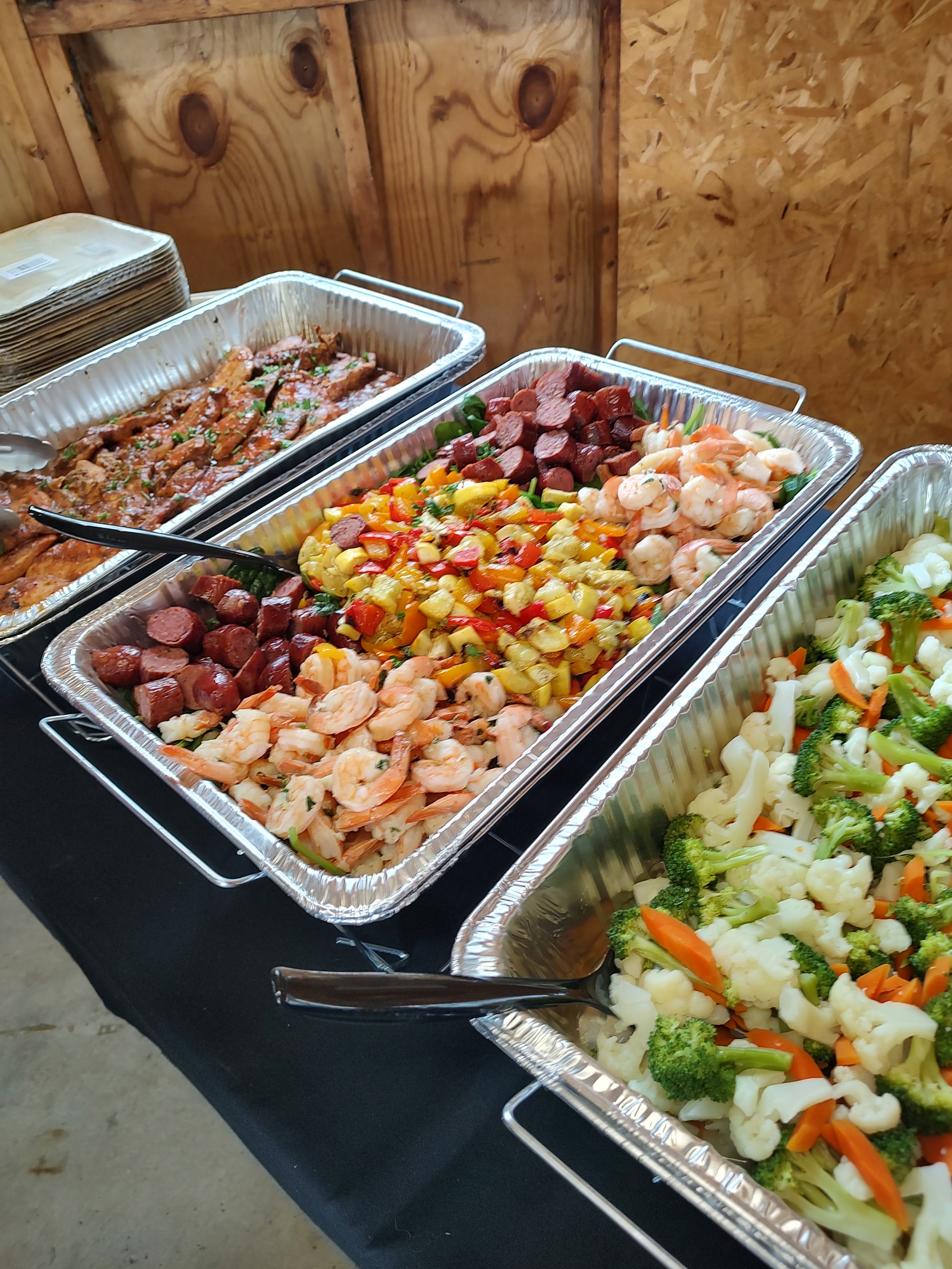 Warm Spinach Salad Shrimp and Sausage 