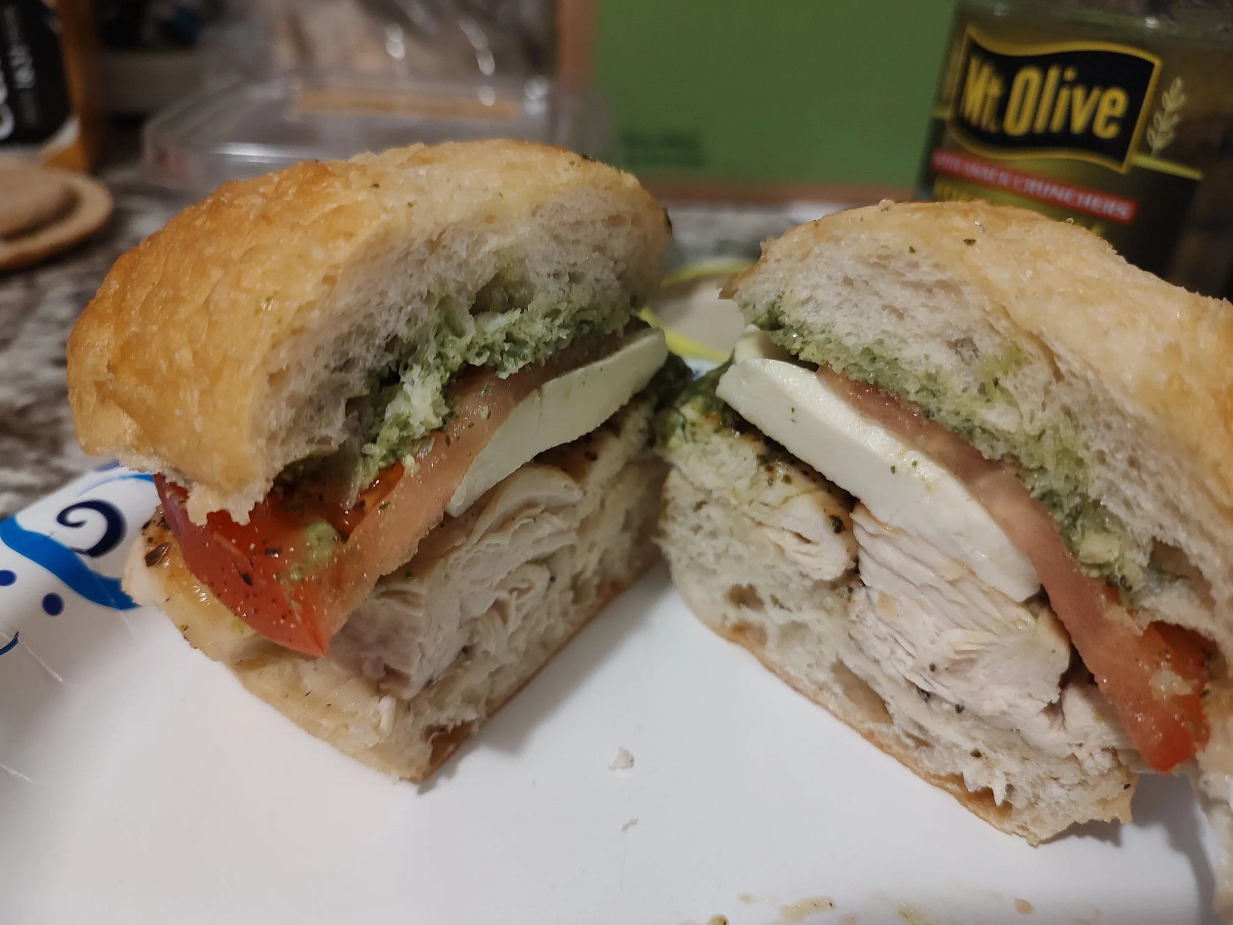 Chicken Caprese Caibattas 