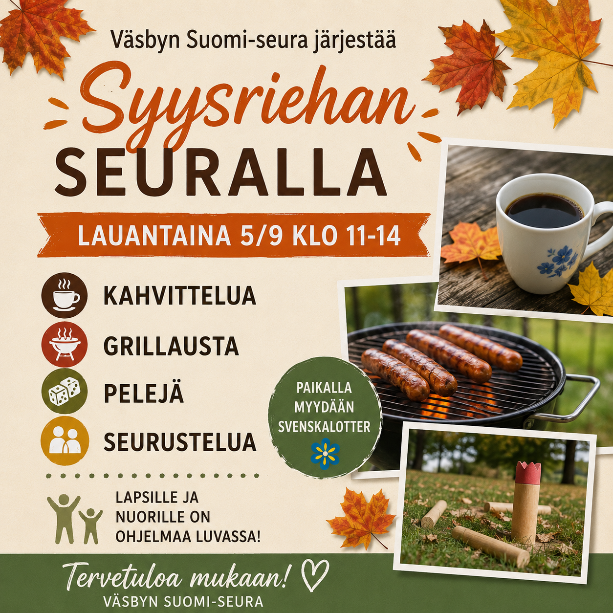 Syysrieha seuralla