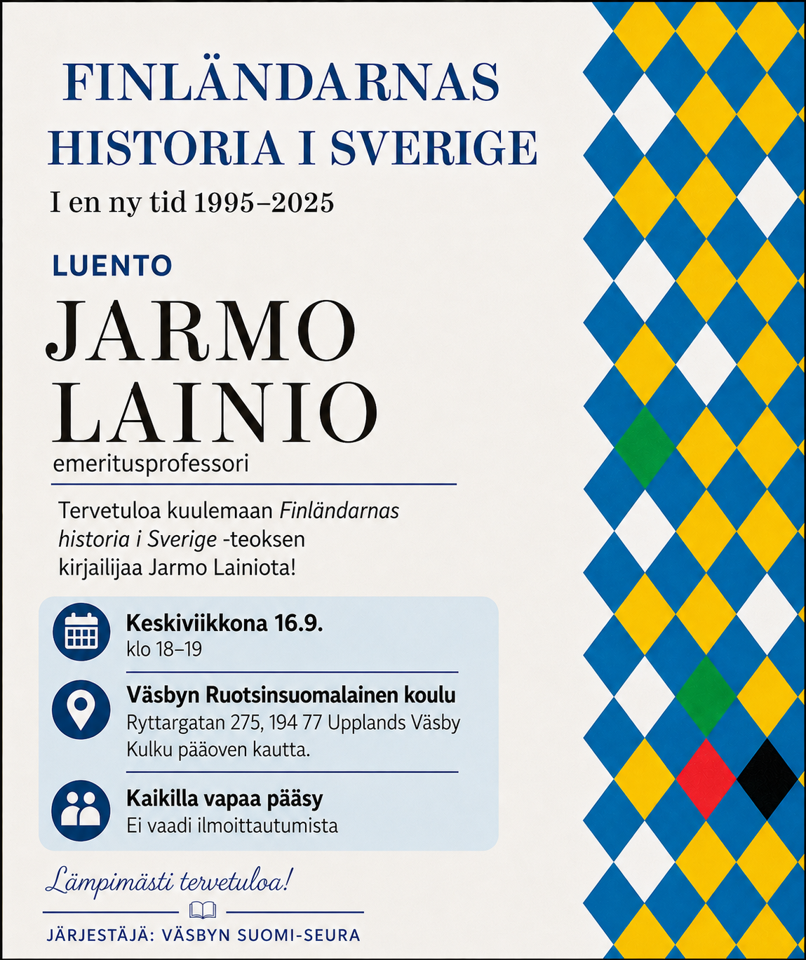 Jarmo Lainio esittelee uuden kirjansa