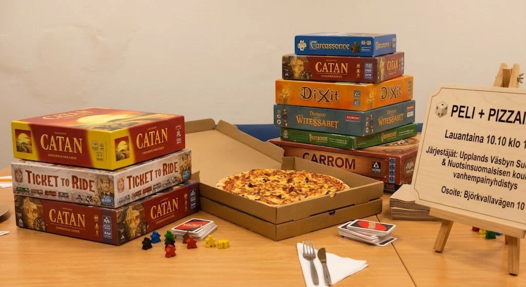 🎲🍕 PELI + PIZZAILTA SEURALLA! 🍕🎲
