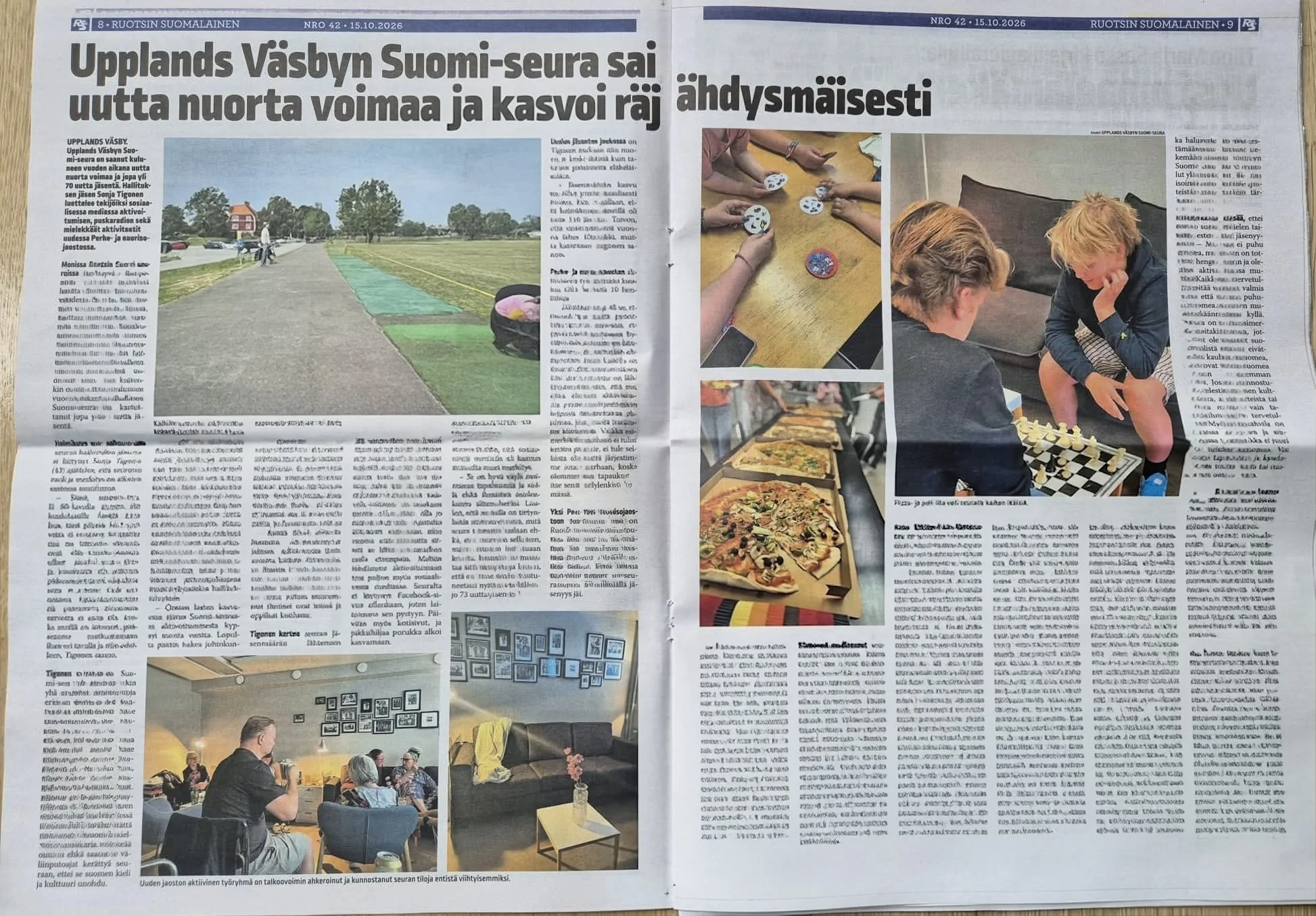 Aktiivinen toimintamme ja seuran hieno kasvu huomattiin! 📰