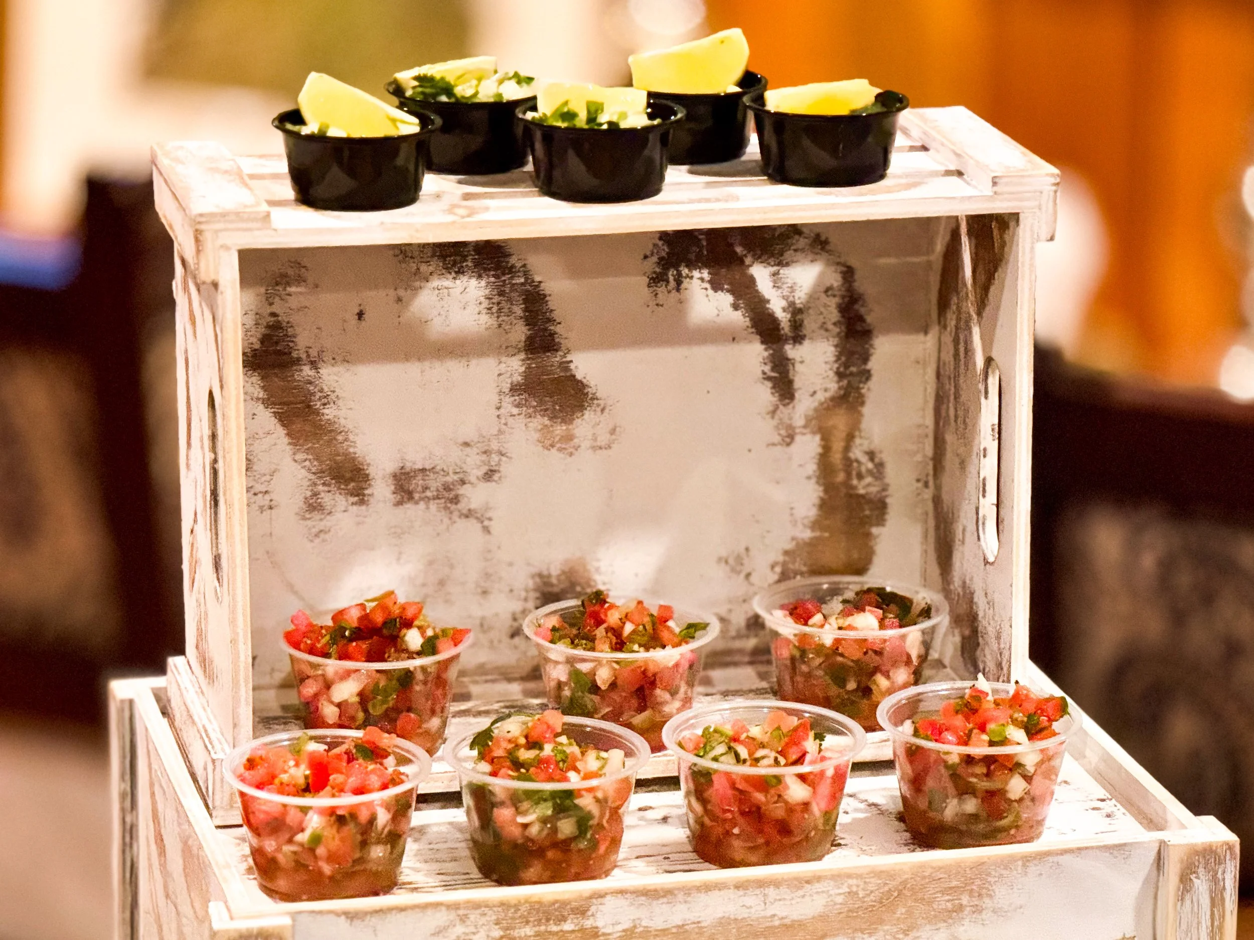 Fresh made salsa appetizer