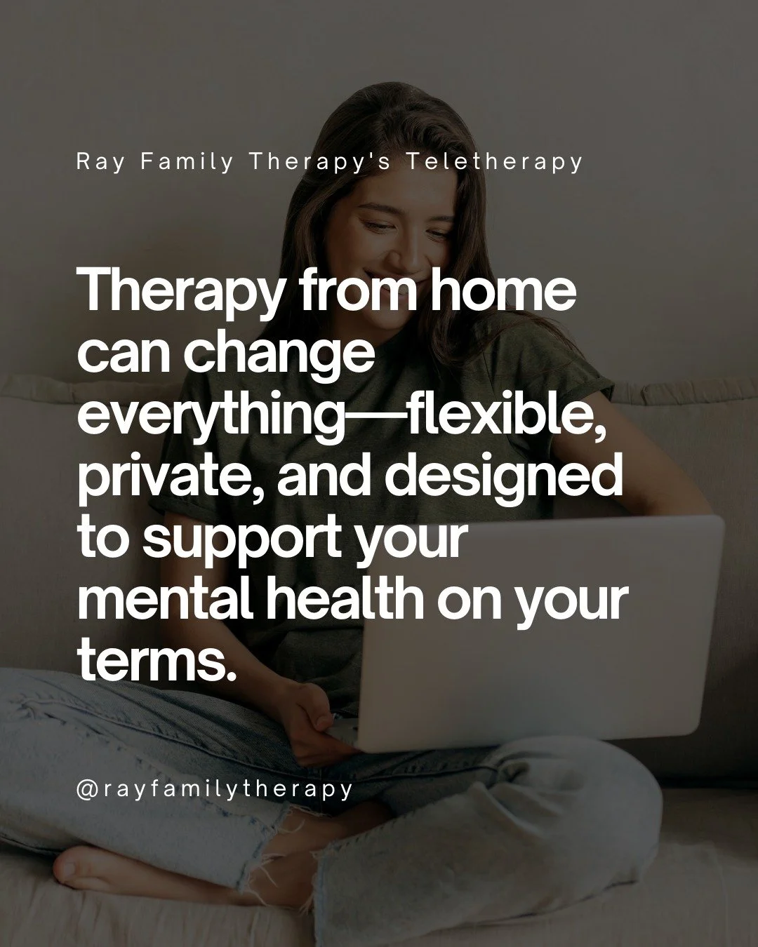 Therapy doesn&rsquo;t have to add stress to your already full schedule. With teletherapy at Ray Family Therapy, you can receive high-quality, confidential support from the comfort of your own home. 💙

Whether you're navigating anxiety, relationship 