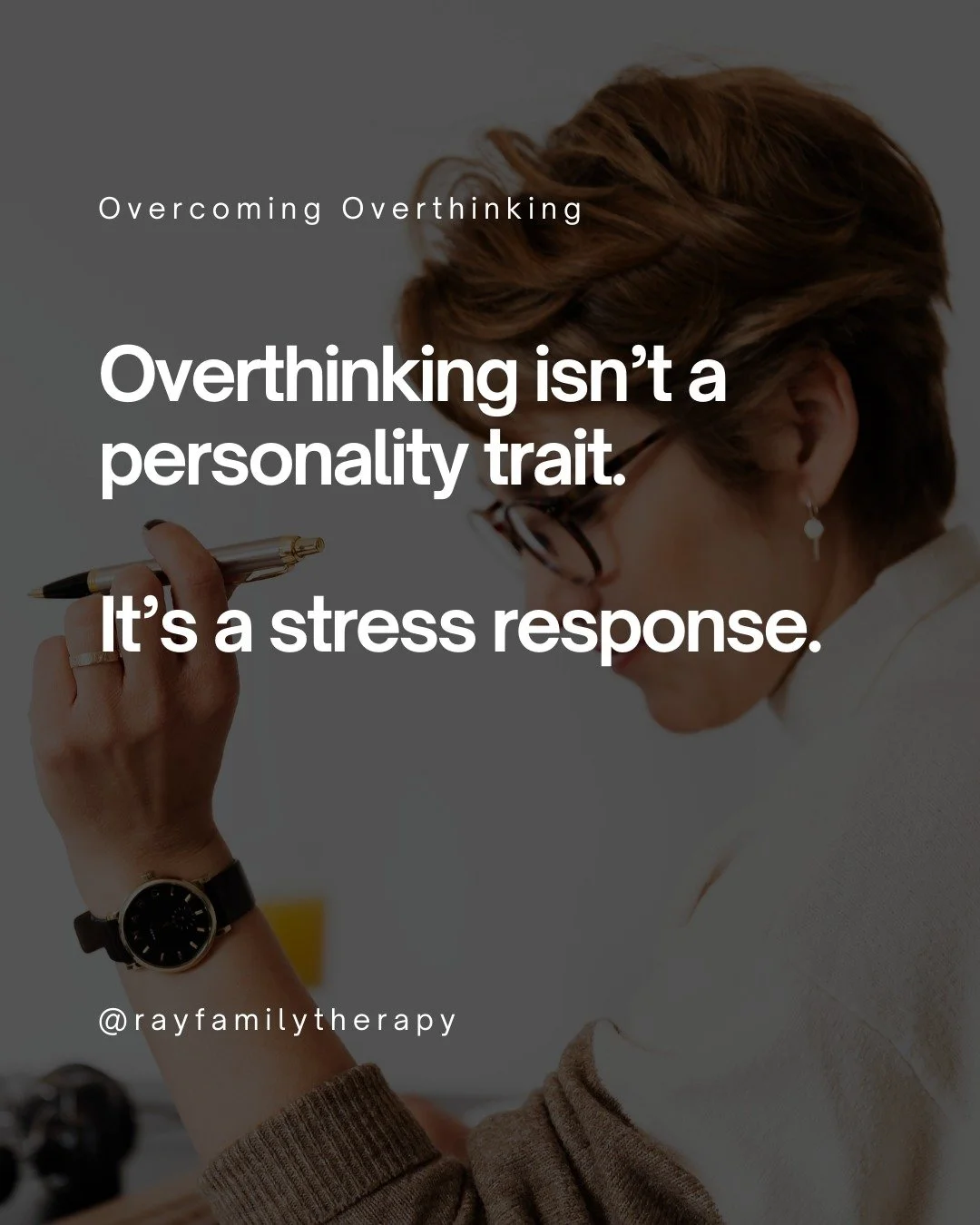 Overthinking can feel like your brain never shuts off&mdash;replaying conversations, anticipating worst-case scenarios, or worrying about things you can&rsquo;t control. Over time, that mental noise can impact your sleep, focus, relationships, and ov