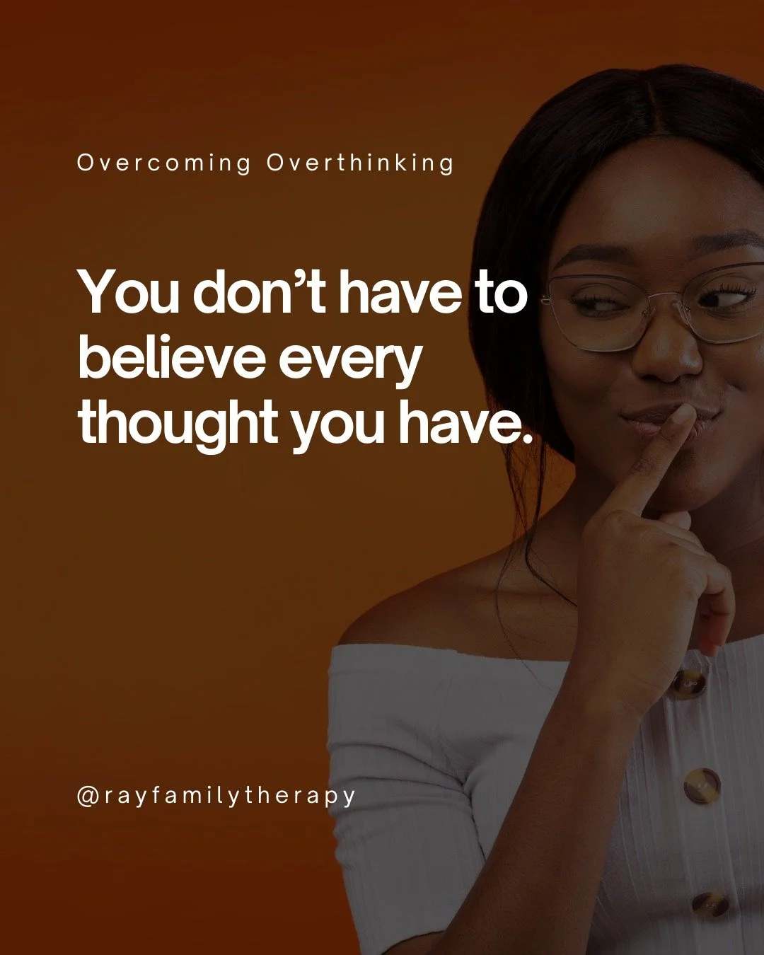 Many people believe they have to &ldquo;outthink&rdquo; anxiety or push through intrusive thoughts to make them stop. But over time, that pressure can increase emotional exhaustion and self-criticism.

Learning to be present isn&rsquo;t about forcing