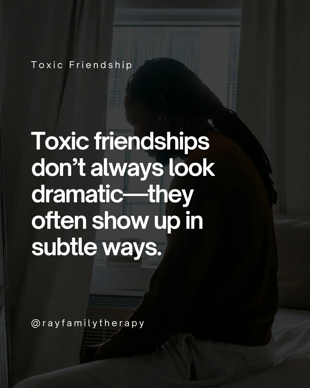 Not every toxic friendship is obvious. 

Sometimes it&rsquo;s the small comments, the broken trust, or the pressure to go along with things that don&rsquo;t feel right. Those moments add up. You deserve friendships where you feel respected, safe, and