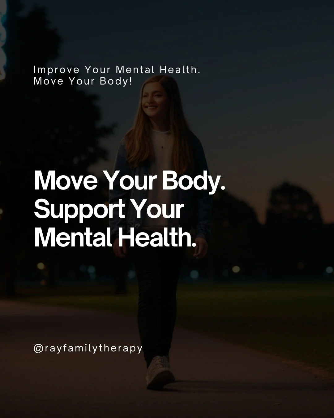 Some of the most powerful mental health tools are simple. Movement is one of them.

You don&rsquo;t need a perfect routine or a gym membership. A short walk, a stretch break, or a bike ride can help reduce stress, improve mood, and support better sle