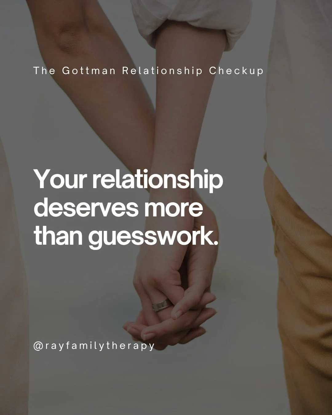 Most couples don&rsquo;t struggle from a lack of love; they struggle from a lack of clarity. 

A structured relationship assessment can reveal what&rsquo;s really happening beneath the surface so you can move forward with intention, not frustration. 