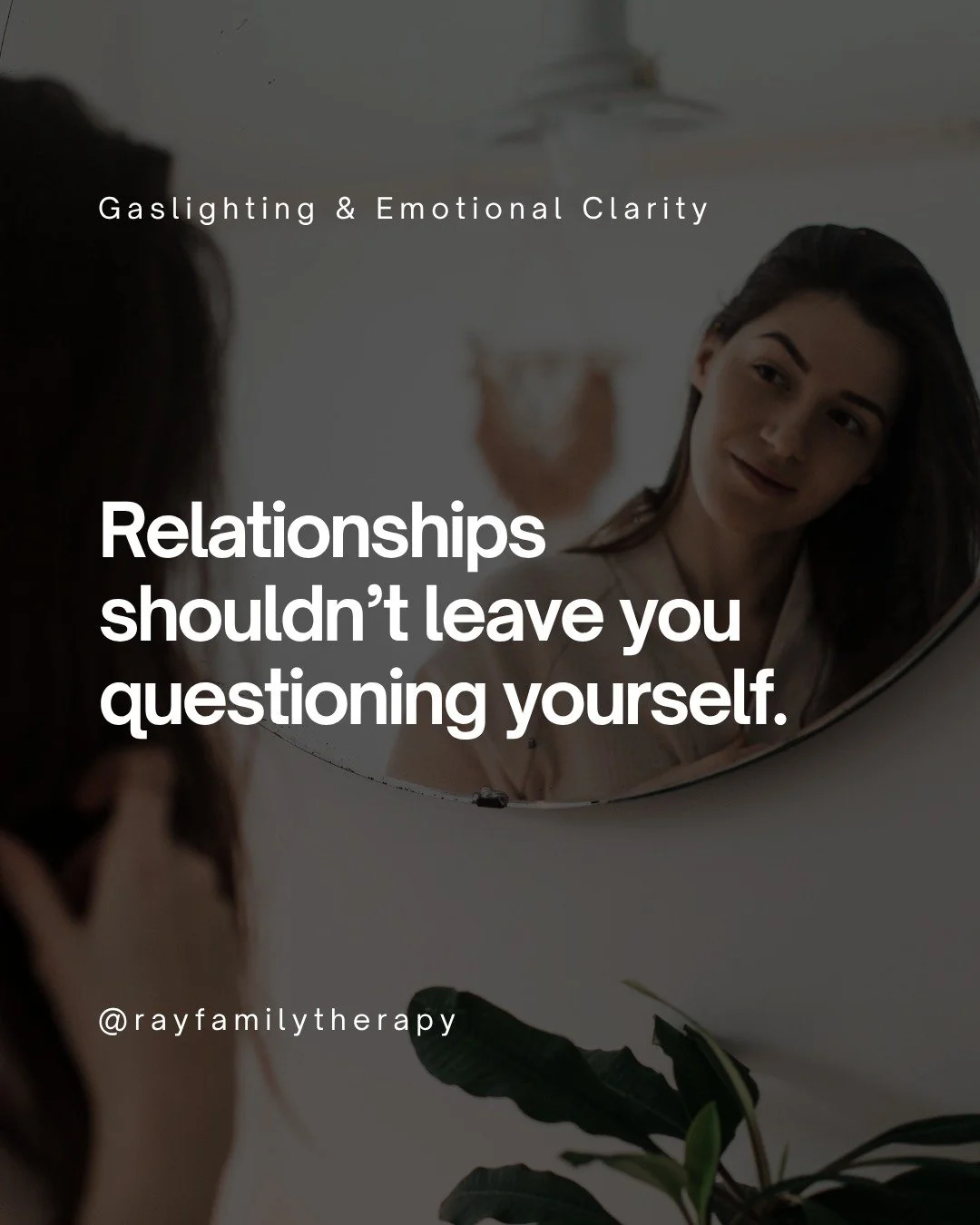 Gaslighting doesn&rsquo;t always feel obvious while it&rsquo;s happening. It can show up through small moments of denial, dismissed feelings, or conversations that leave you second-guessing yourself. 

📱 (281) 766-3376 | 🌐 rayfamilytherapy.com

#re