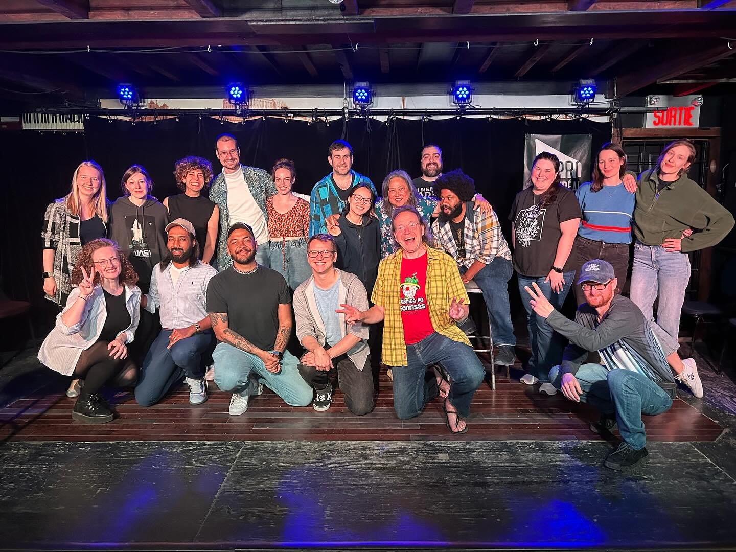 Cheers to the cast of As Seen on TV!🥳📺
We saw drama, love triangles, soap operas with fanstastic names, detective whodunnits, commercial breaks and a cartoon based on the Great Lakes? 😮 Anything is possible in improv and this absolute wonderful ca