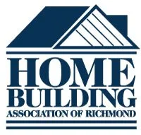 Home Building Association of Richmond logo with a house roof and text