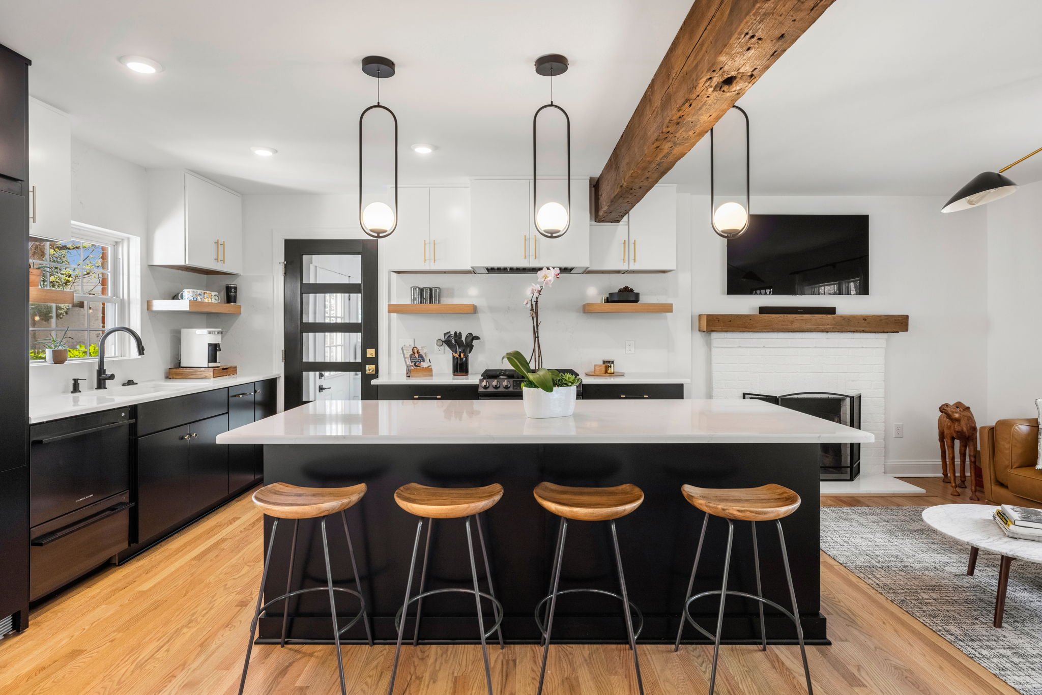 Custom design kitchen cape cod by Cardiff Custom Construction in Near West End Richmond Virginia